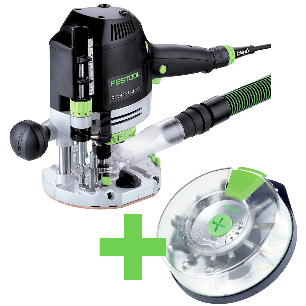 Fräsmaschine Festool OF 1400 EBQ-Plus + Box-OF-S