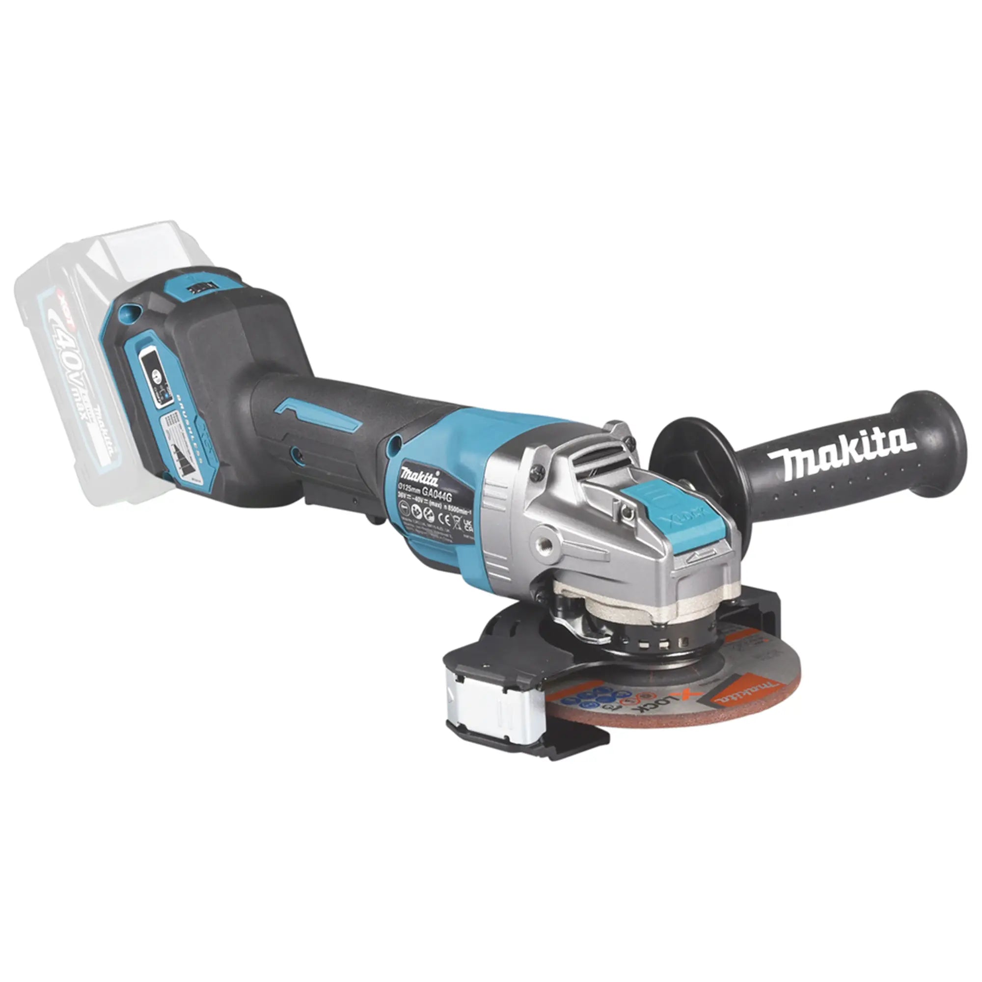 Winkelschleifer Makita GA044GZ01 40 V