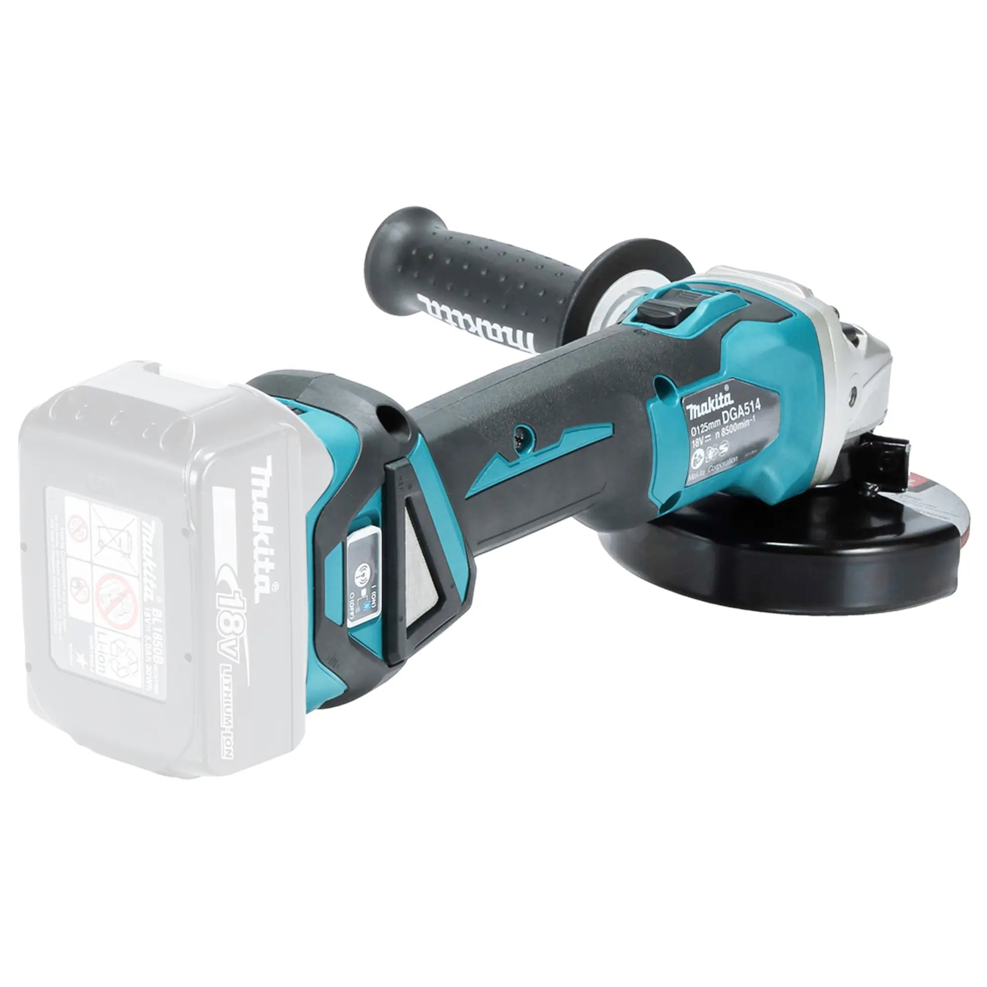 Schleifer Makita DGA514RTJU 18V 5Ah
