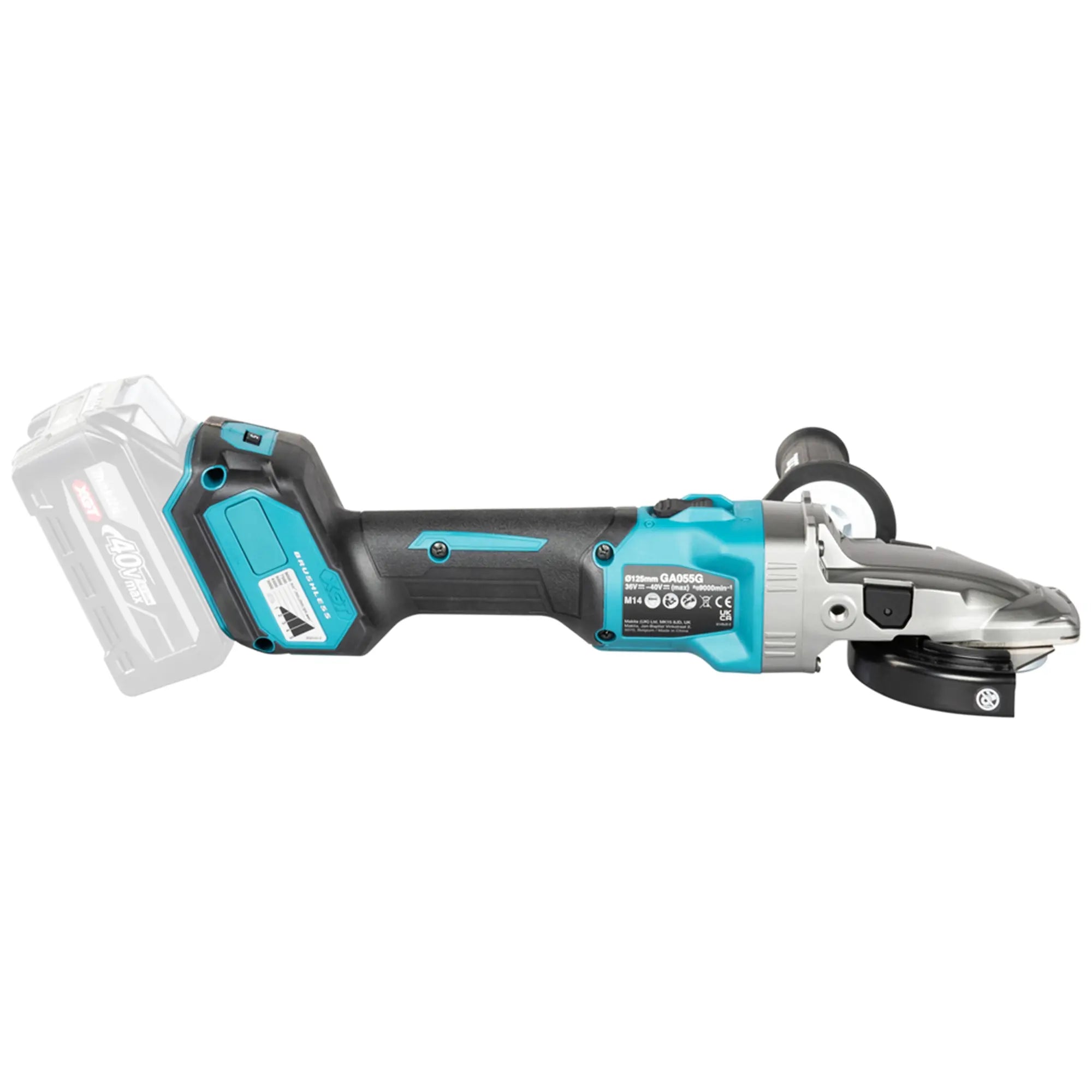 Flachkopfschleifer Makita GA055GZ01 40V