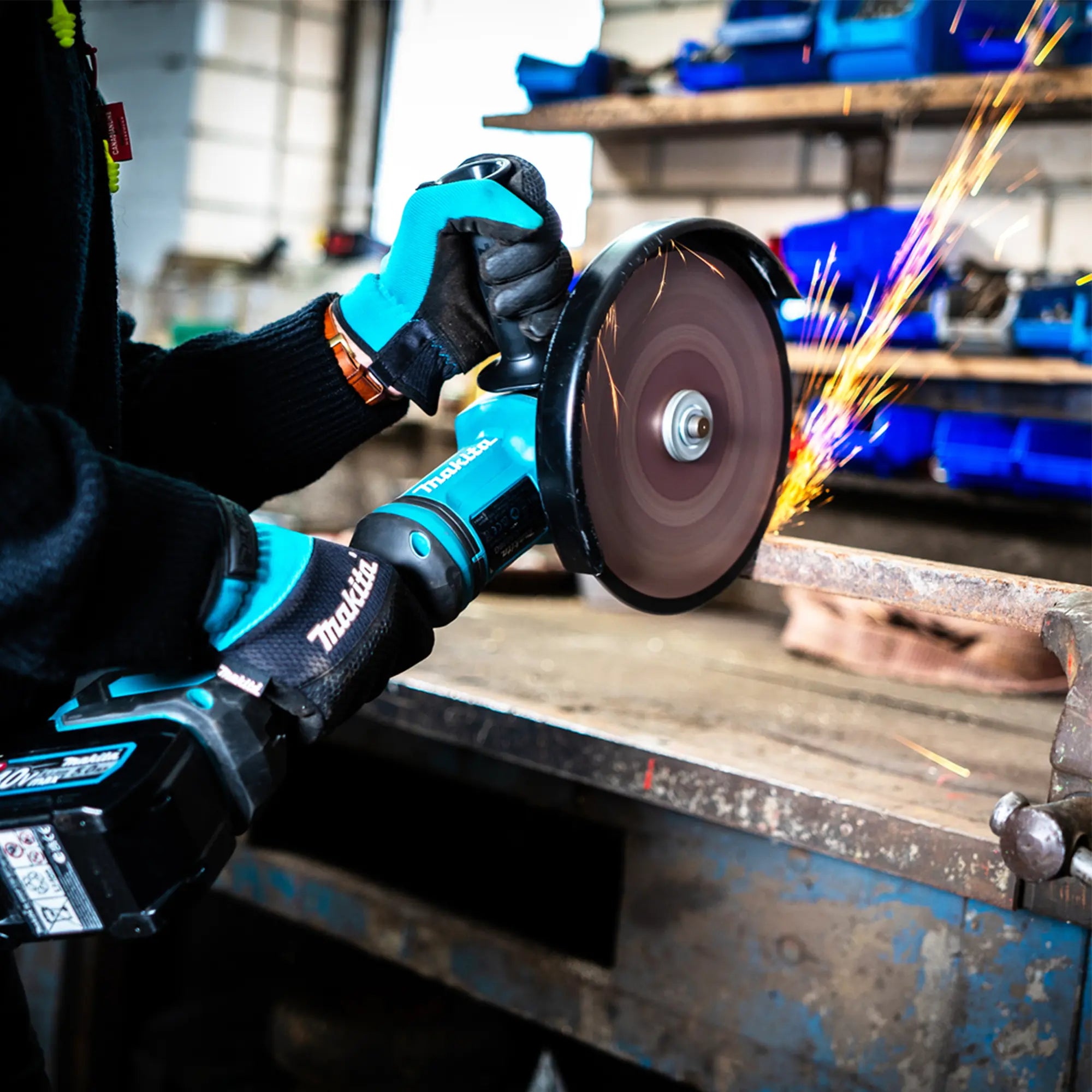 Winkelschleifer Makita GA038GT201 40V 5Ah