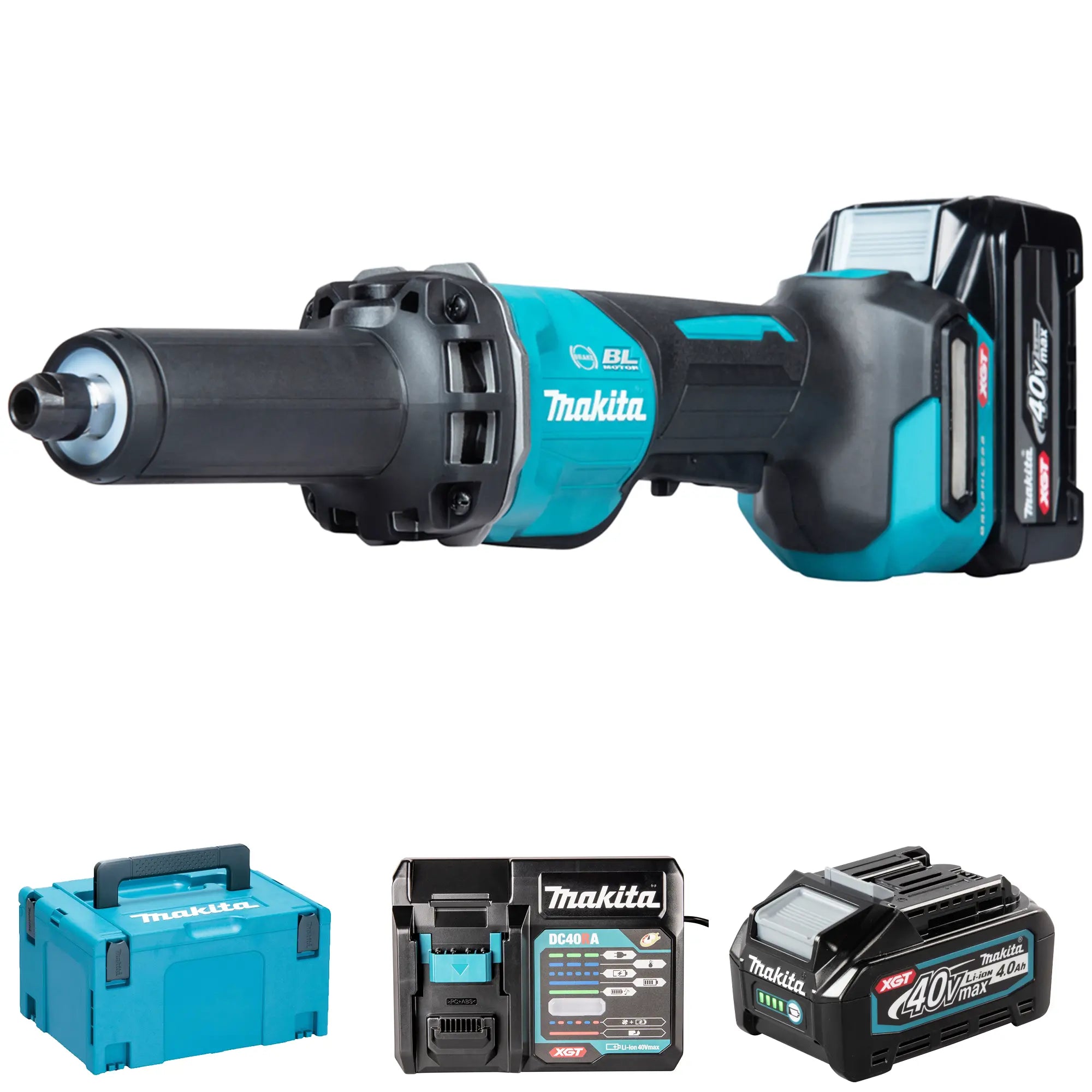 Geradschleifer Makita GD002GM201 40V 4Ah