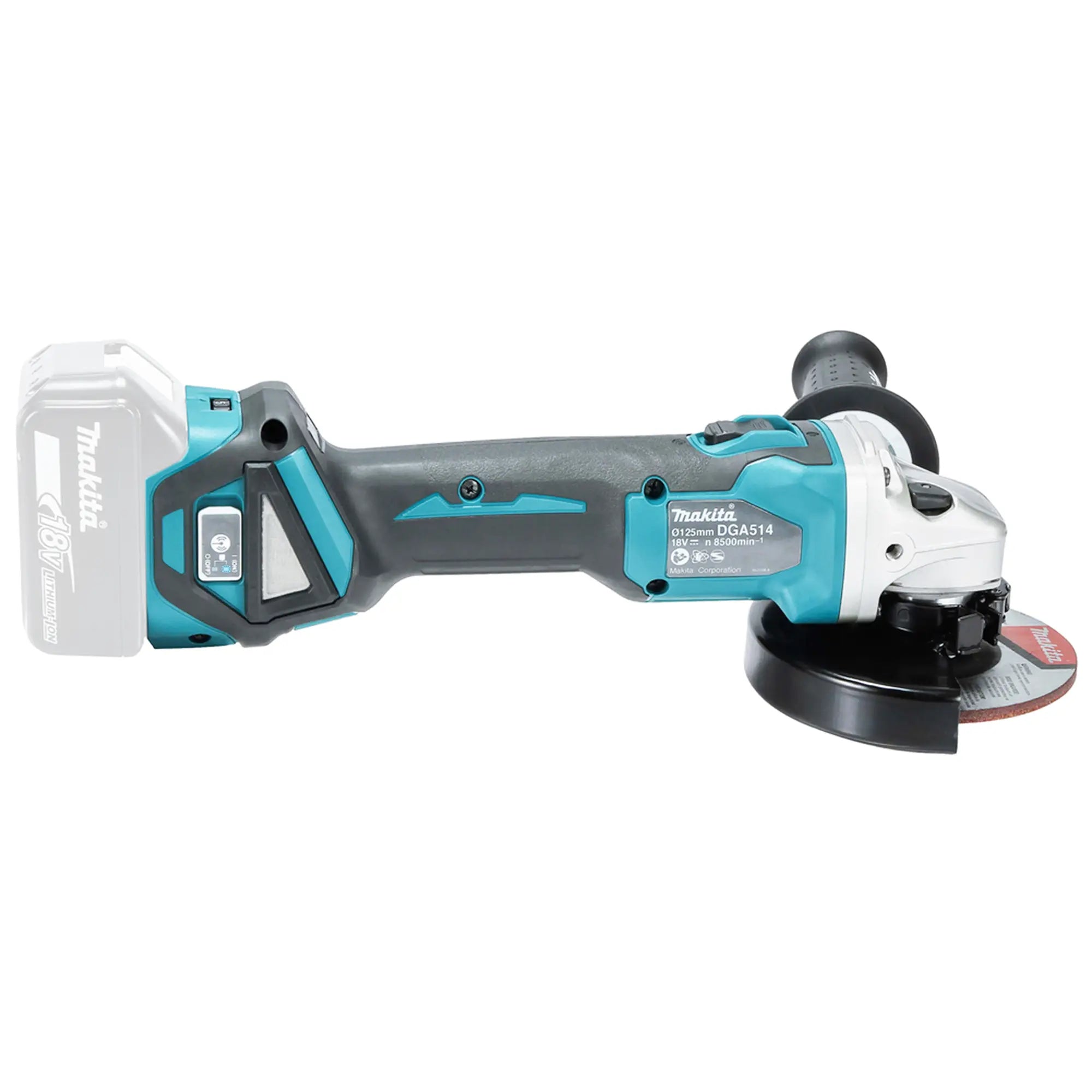 Schleifer Makita DGA514RTJU 18V 5Ah