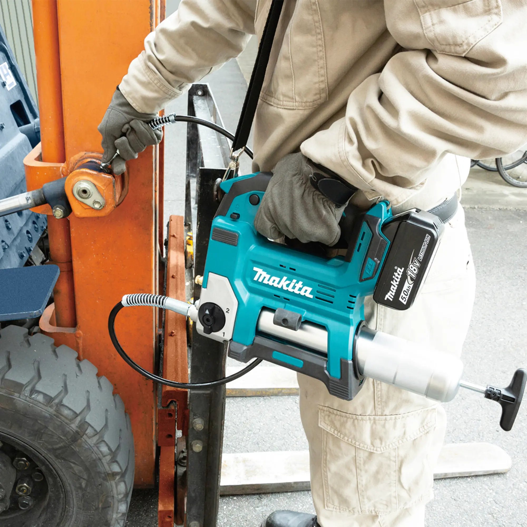 Fettpresse Makita DGP180RT 18 V 5 Ah