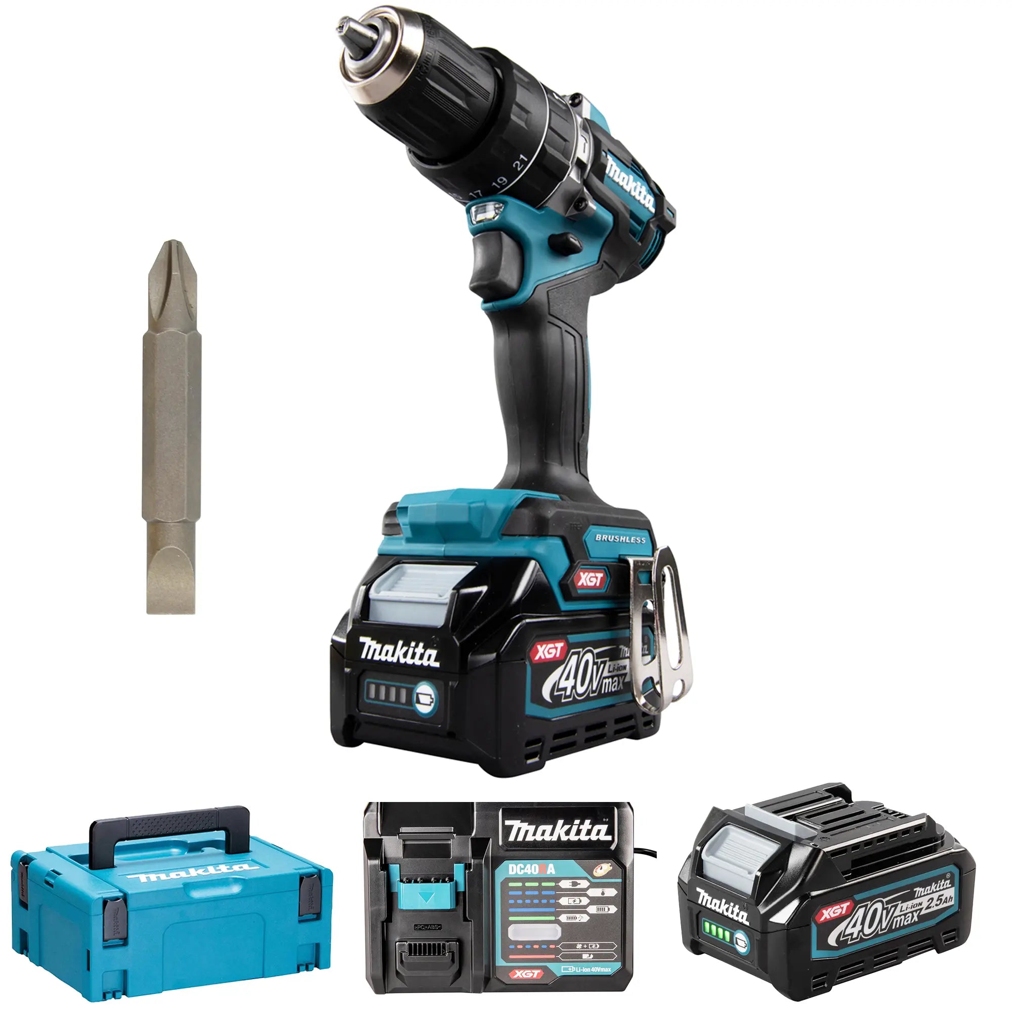 Schlagschrauber Makita HP002GD201 40 V 2,5 Ah