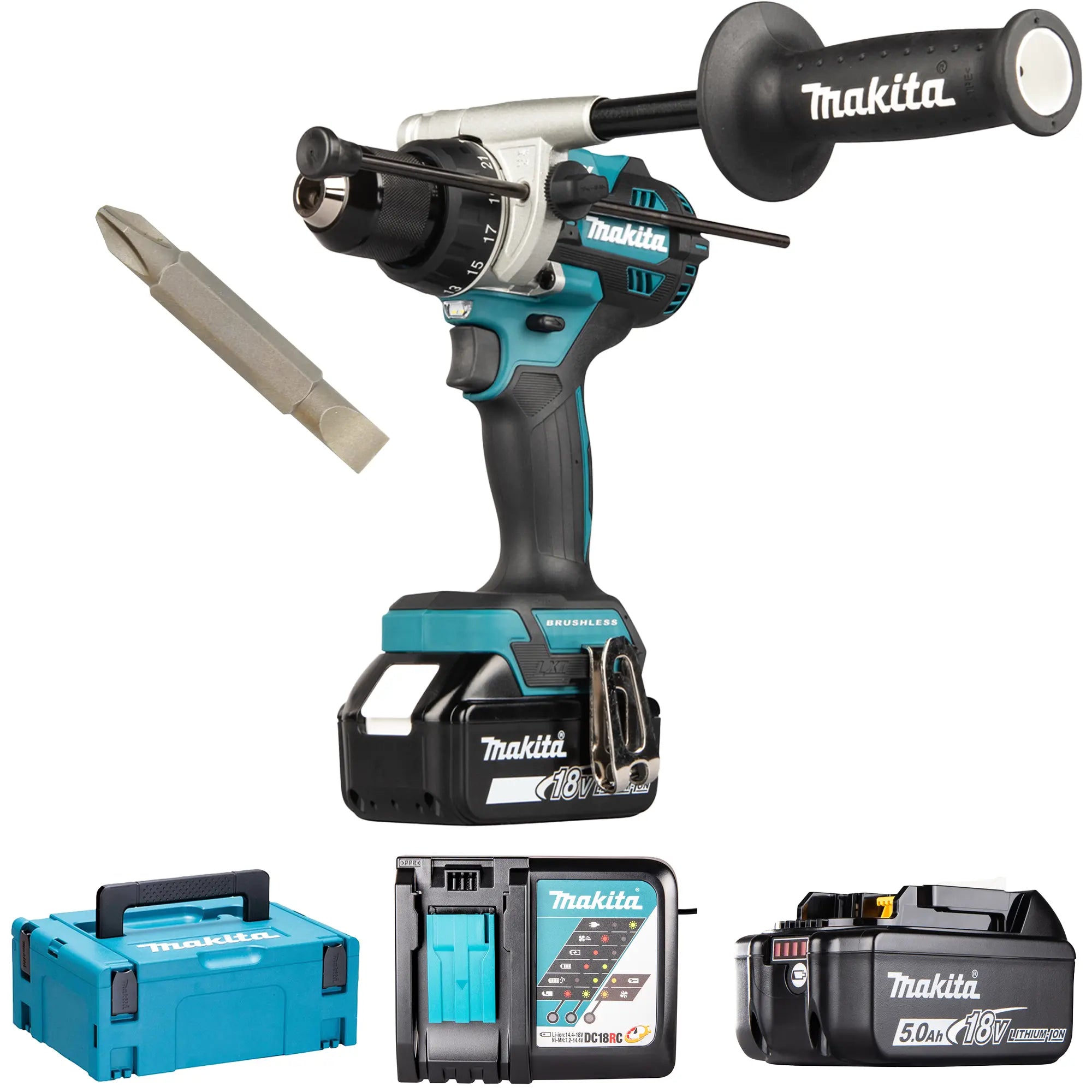 Bohrschrauber Makita DHP492RTJ 18V 5Ah