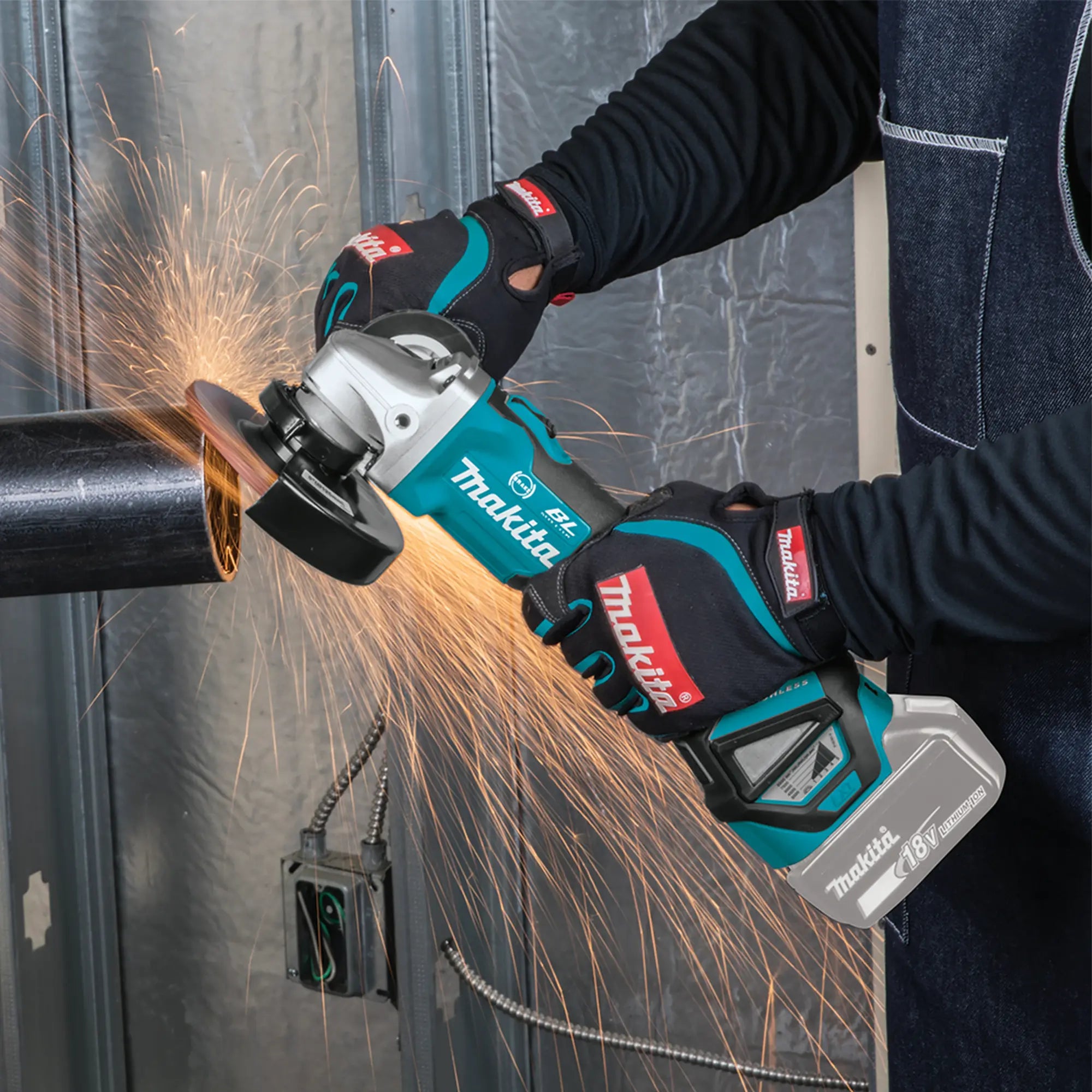 Schleifer Makita DGA514RTJU 18V 5Ah