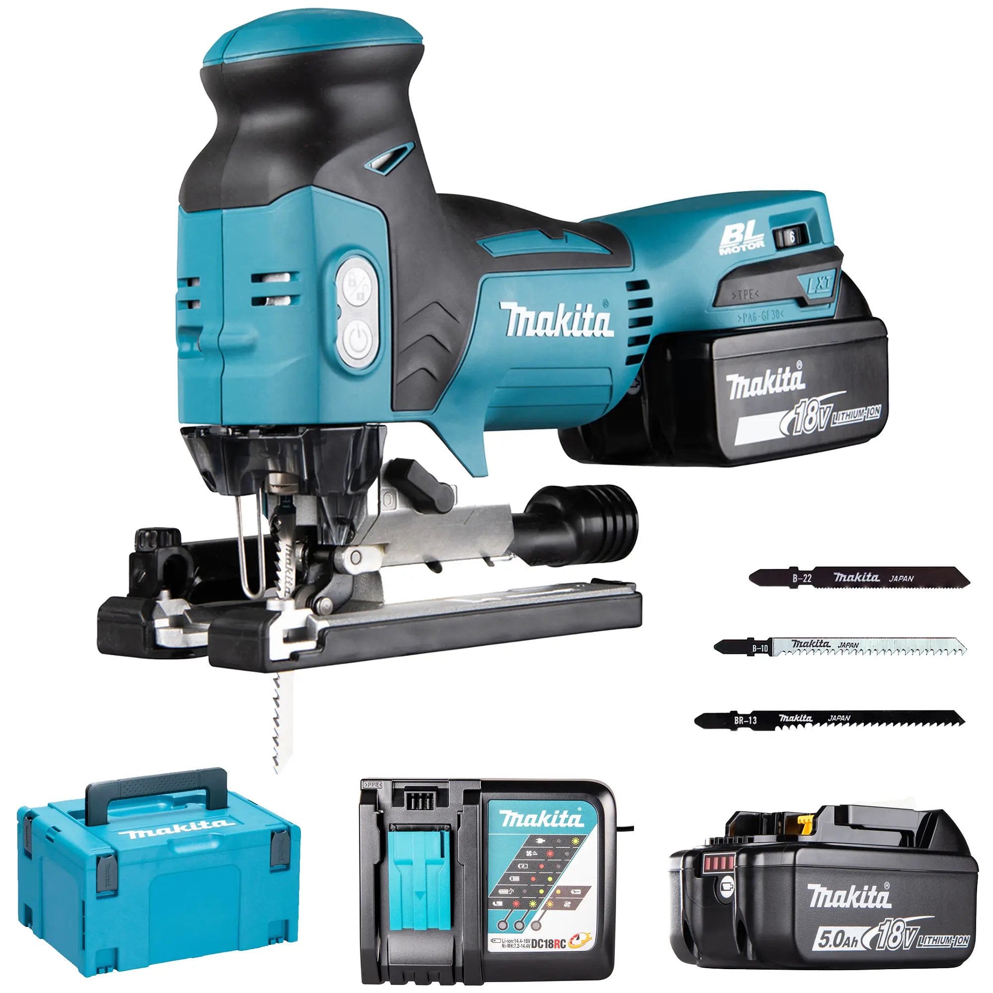 Säbelsäge Makita DJV181RTJ 18 V 5 Ah