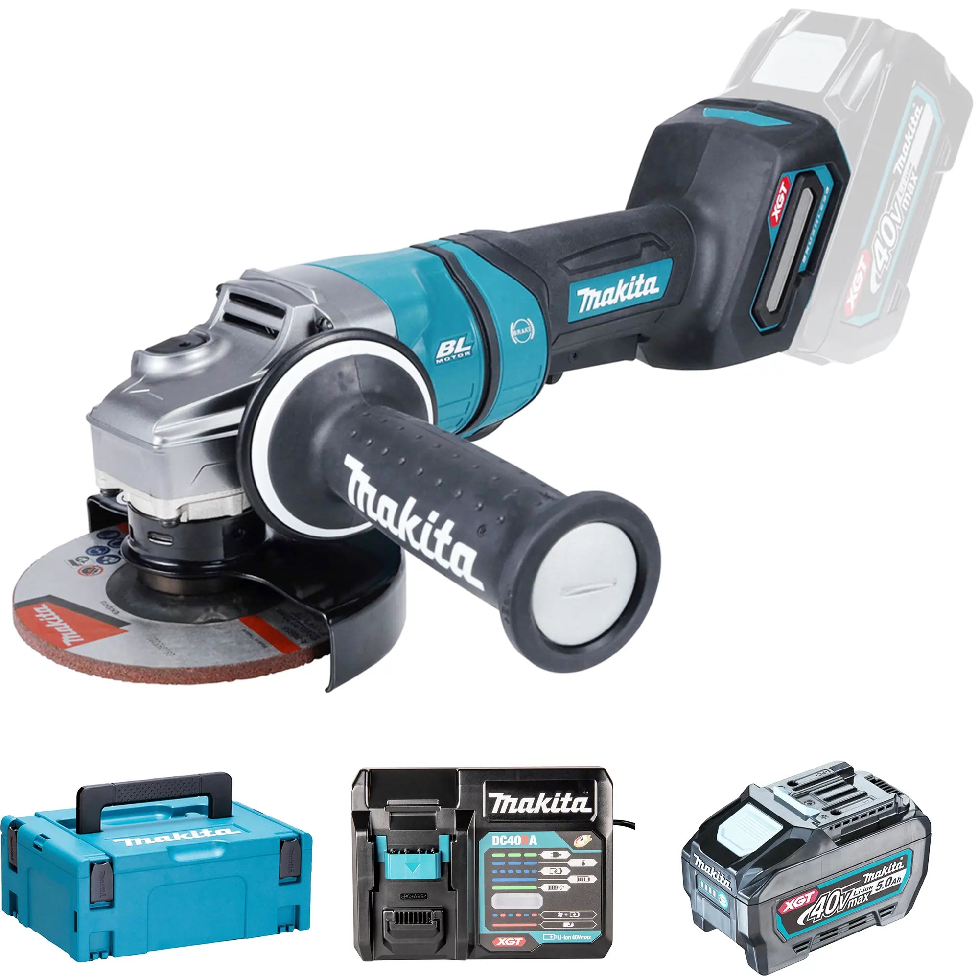 Schleifer Makita GA050GT101 40V 5Ah