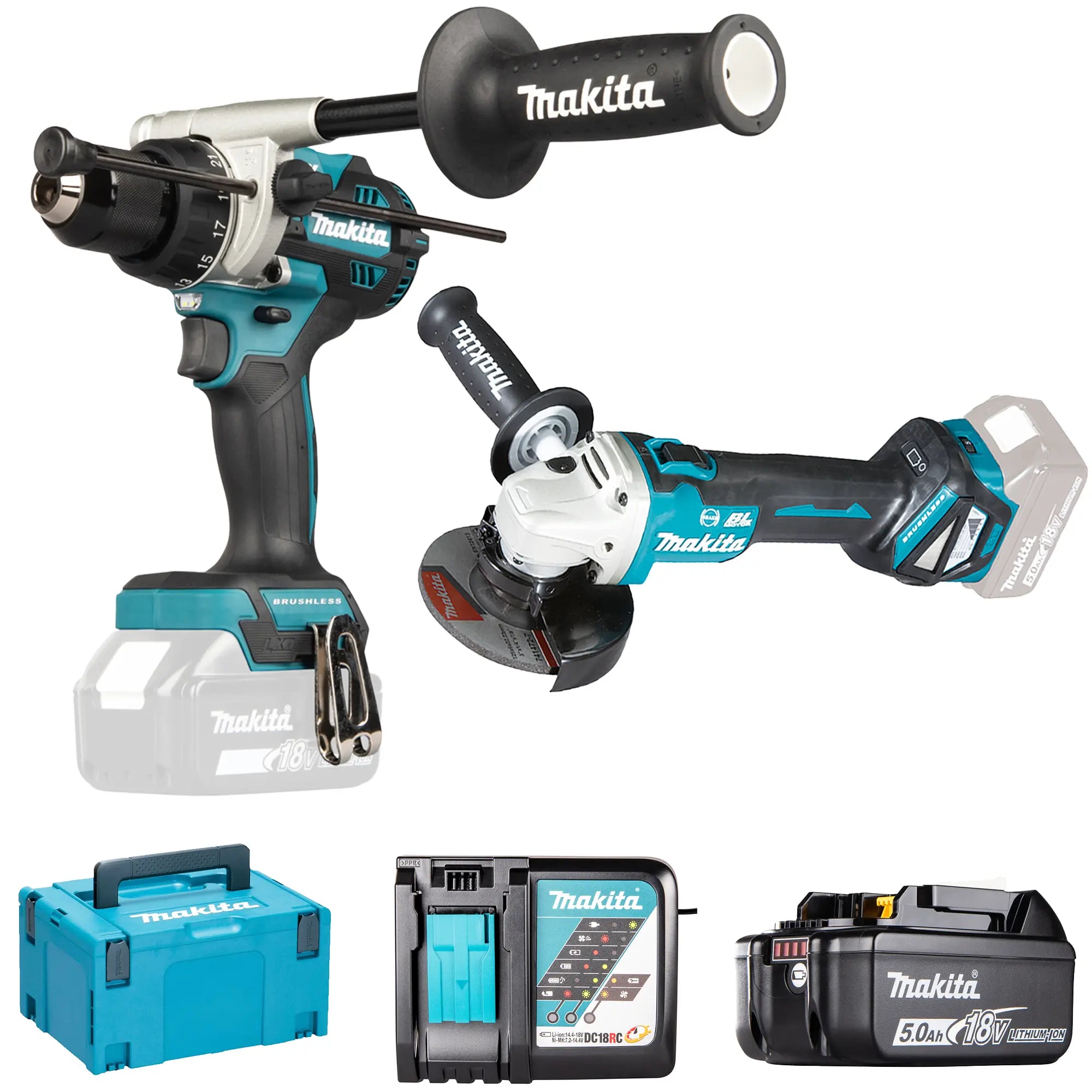 Satz Makita DLX3050EMT 18V 5Ah