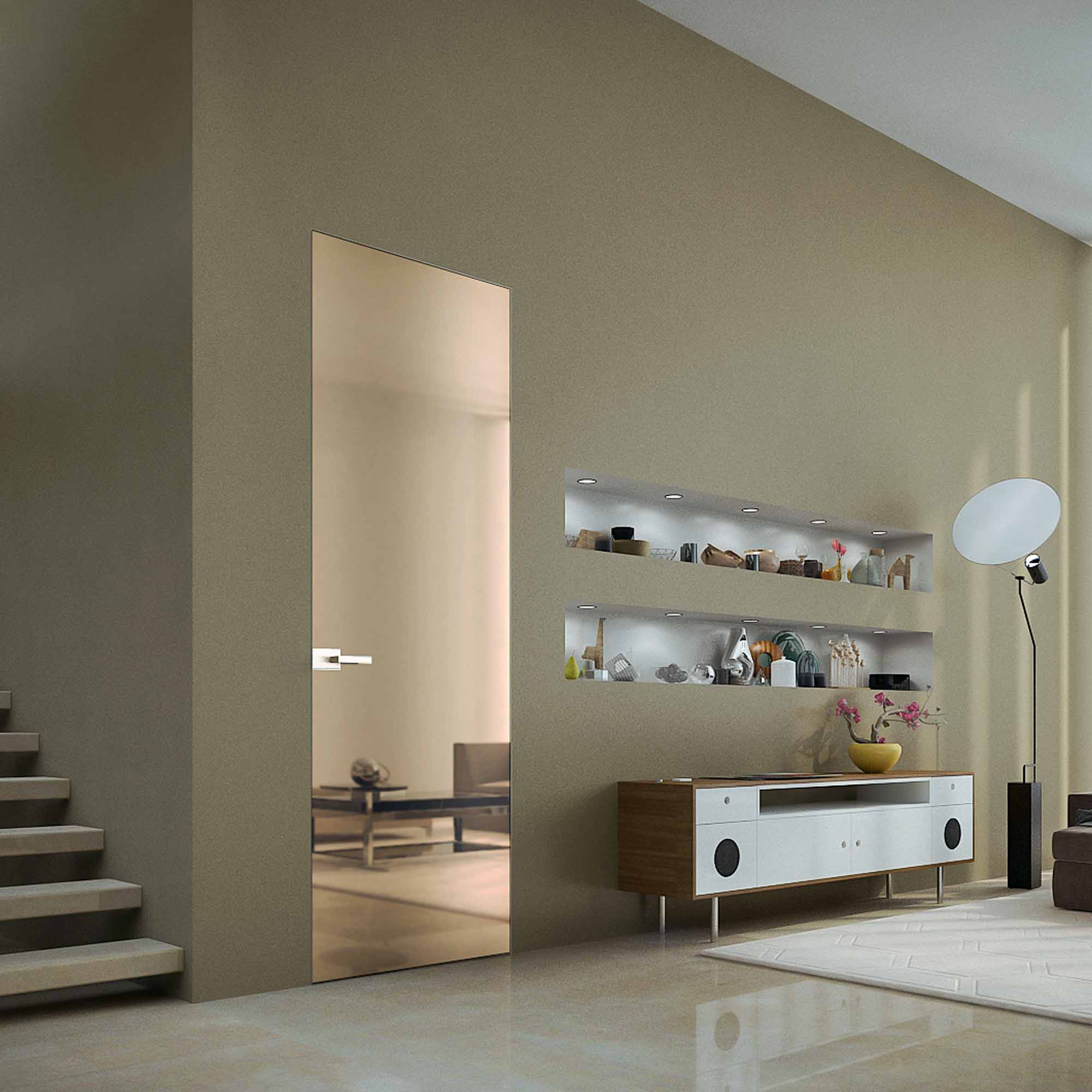 Flügeltür Scrigno Essential Spiegelglas H2400