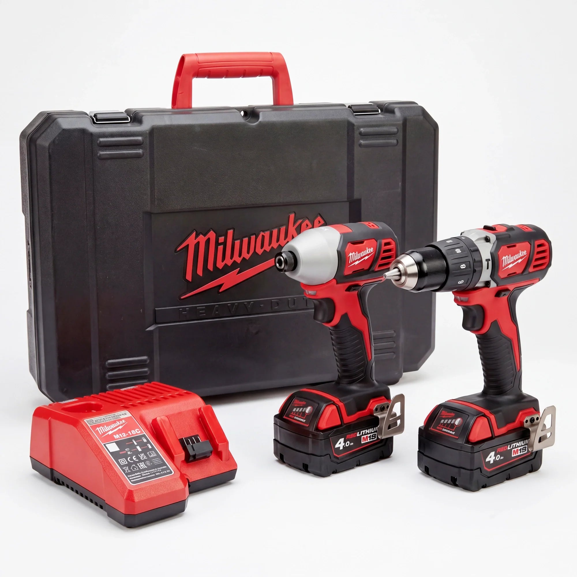 Netzteil-Kit Milwaukee M18 BPP2C-402C 18 V 4 Ah