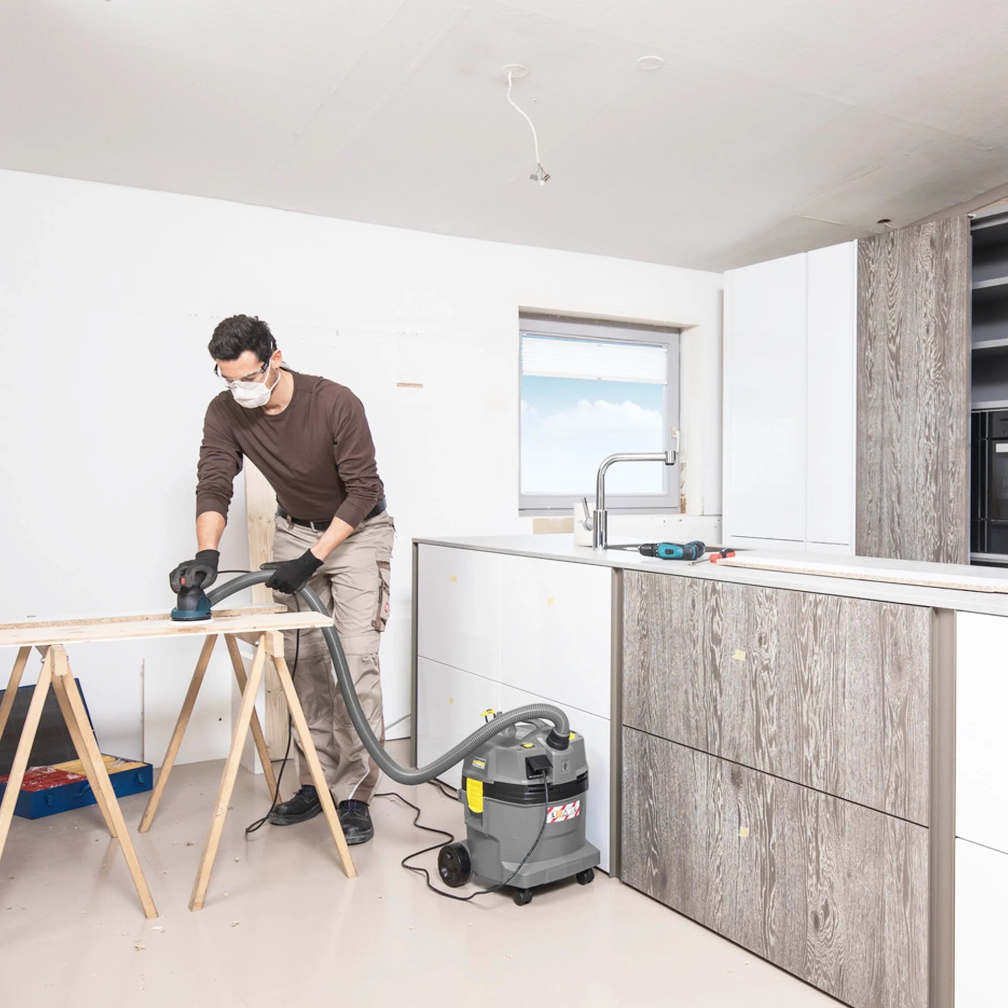Karcher NT 22/1 Ap Te 1300W Fest-Flüssig-Staubsauger