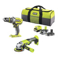 Combo Ryobi R18PDAG-242S 18 V 2 Ah