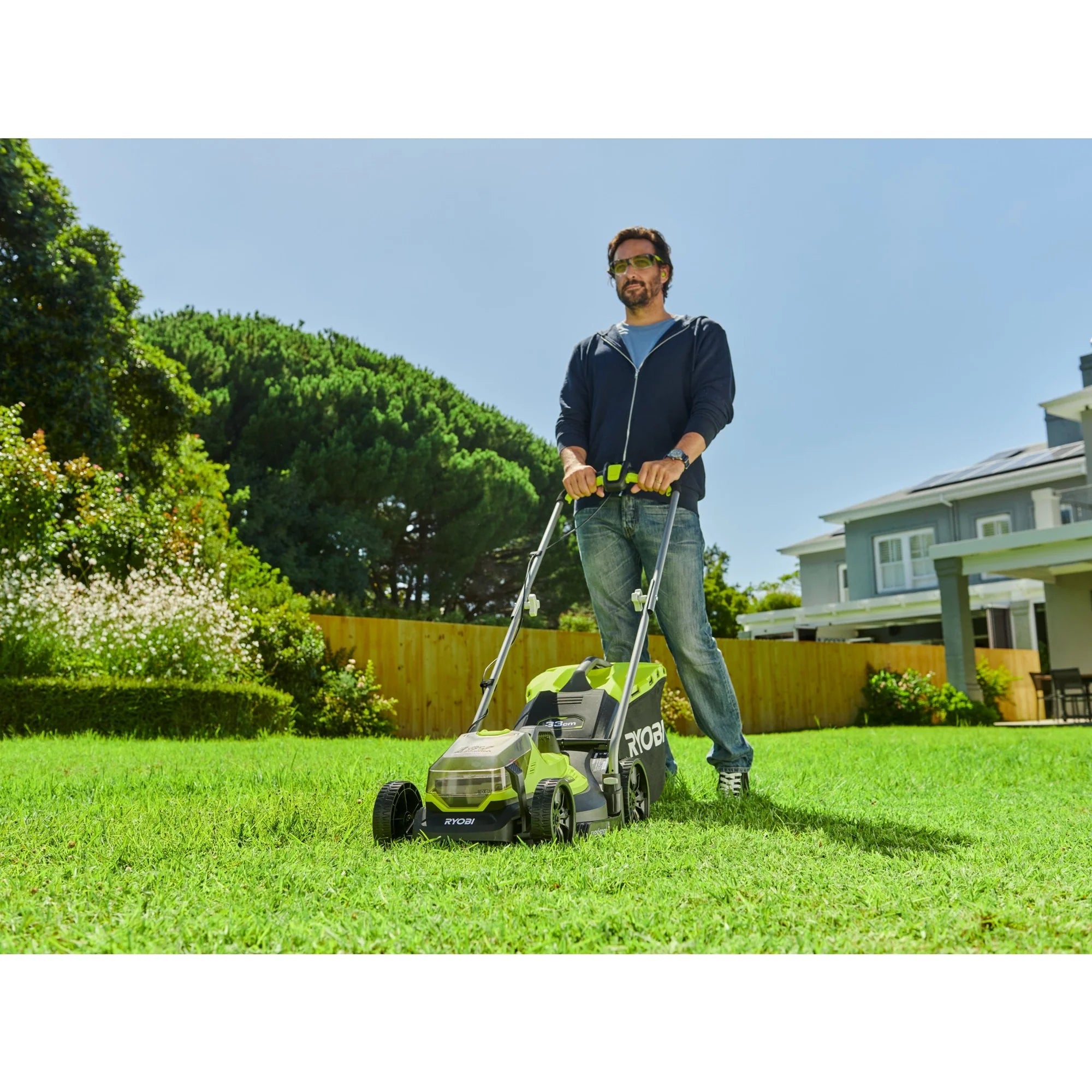 Kombi-Garten Ryobi RLM1833 + BLT1825M 18 V 4 Ah