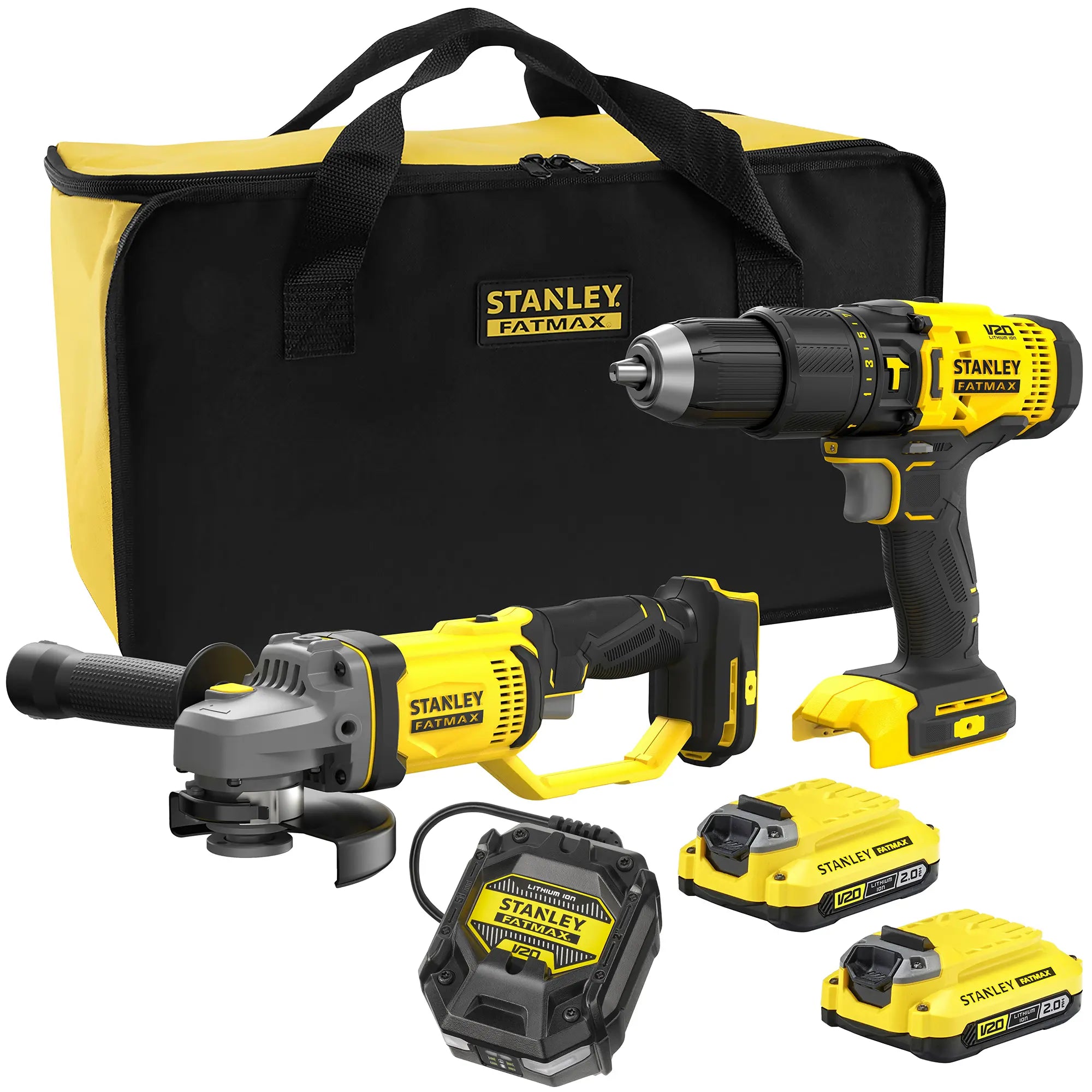 Kombi-Set Stanley SFMCK471D2S-QW 18V 2Ah