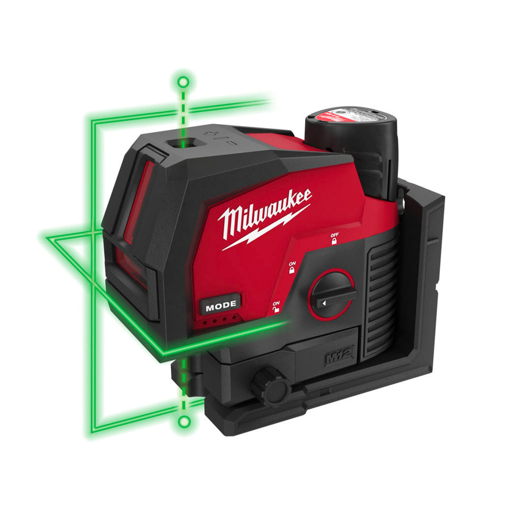 Laser-Wasserwaage Milwaukee M12 CLLP-301C 12V