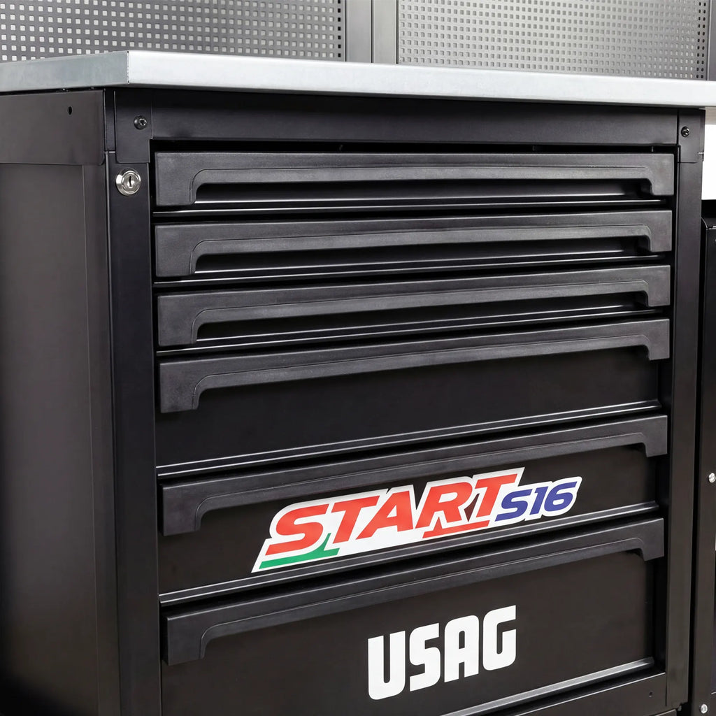 Werkstattmöbel Usag 516 SA/STBM mit 296 kostenlosen Werkzeugen