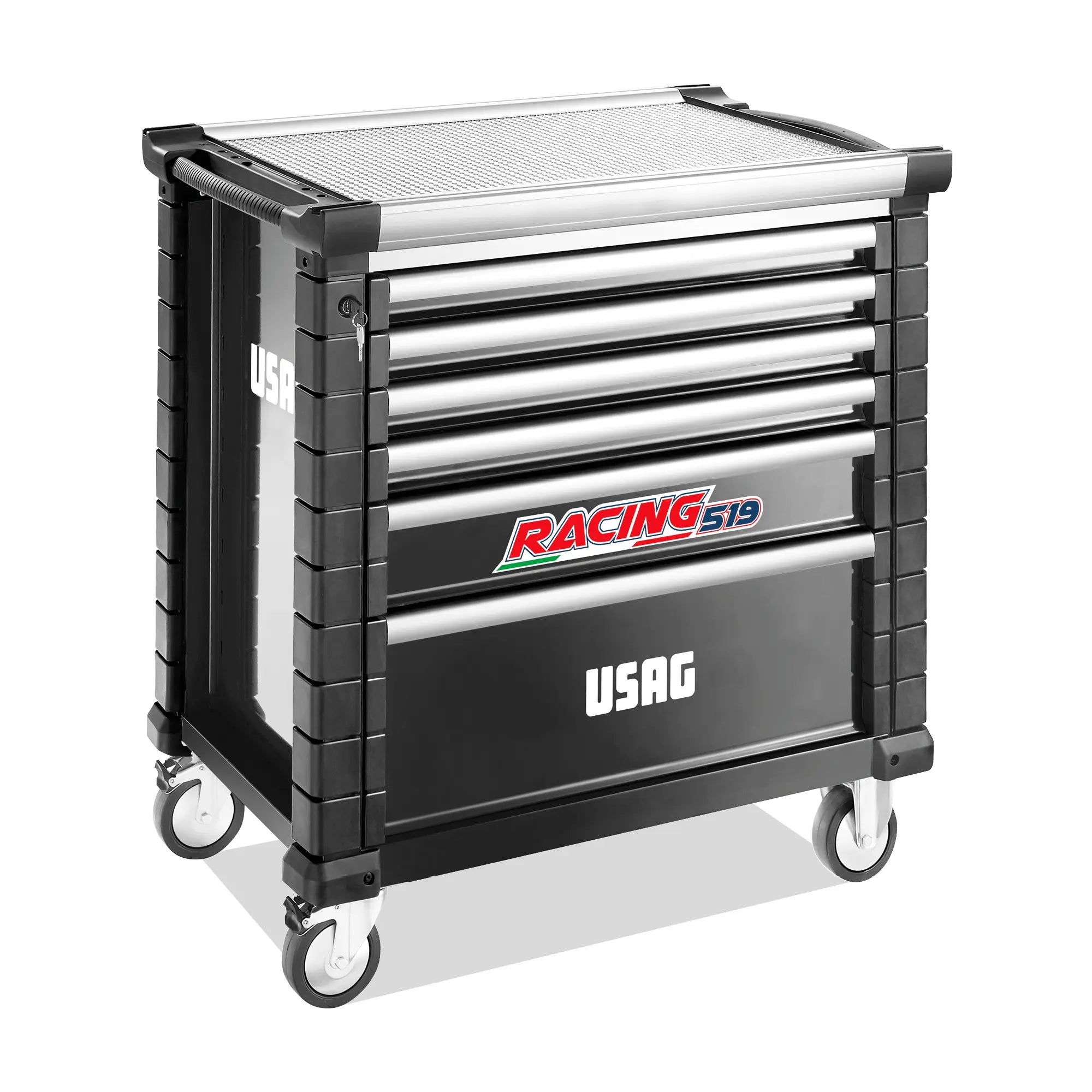 Rennwagen Usag 519 RS6/4NMM mit Sortiment 495 MC 302 Stück