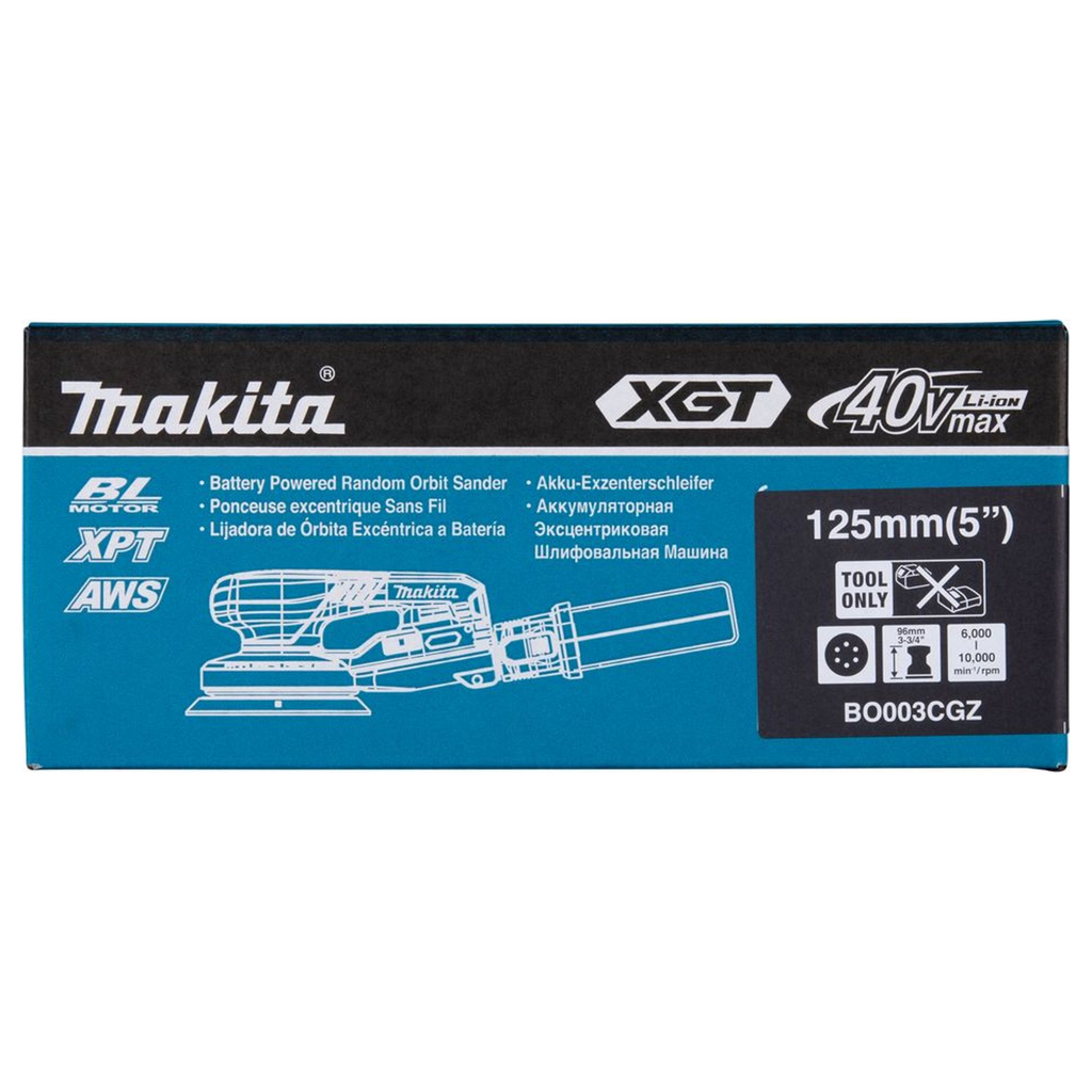 Exzenterschleifer Makita BO003CGZ 40V