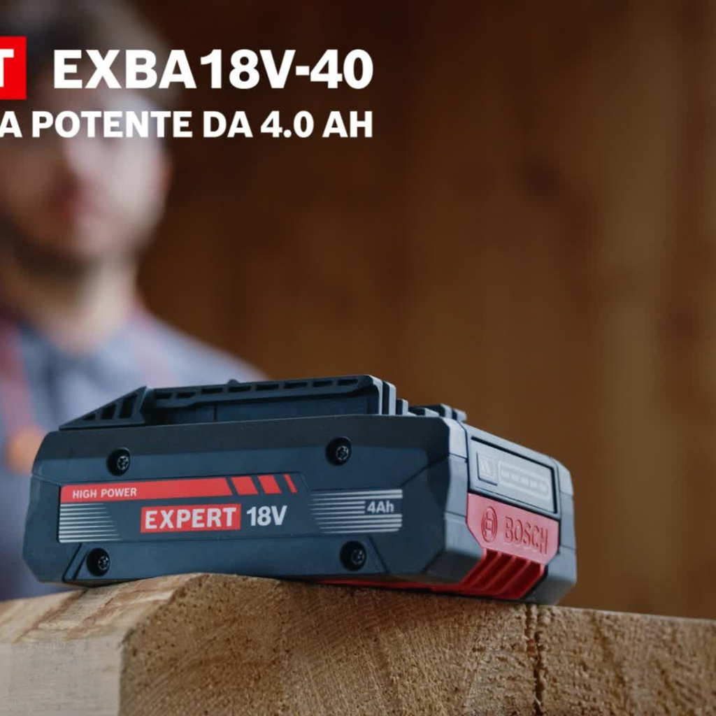 Starterset Bosch Expert 2x EXBA18V-40 + GAL 12V/18V-80 18V 4Ah