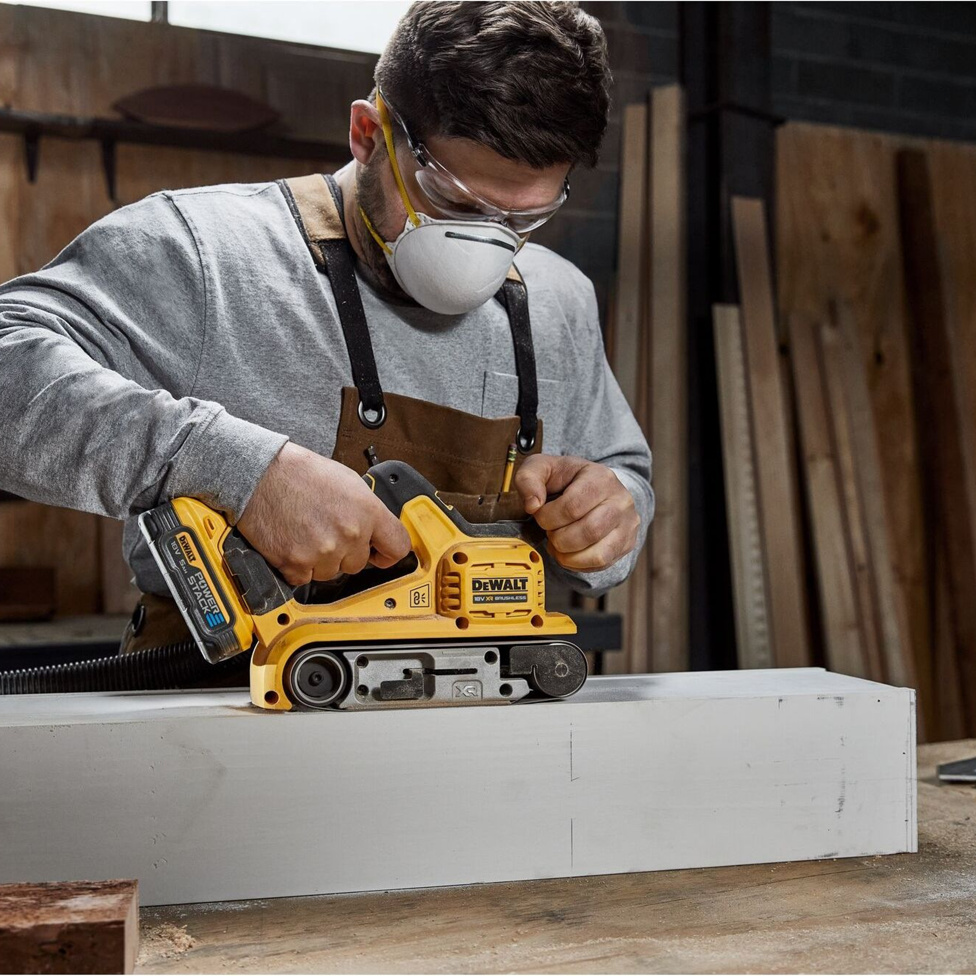 Bandschleifer Dewalt DCW220NT-XJ 18V