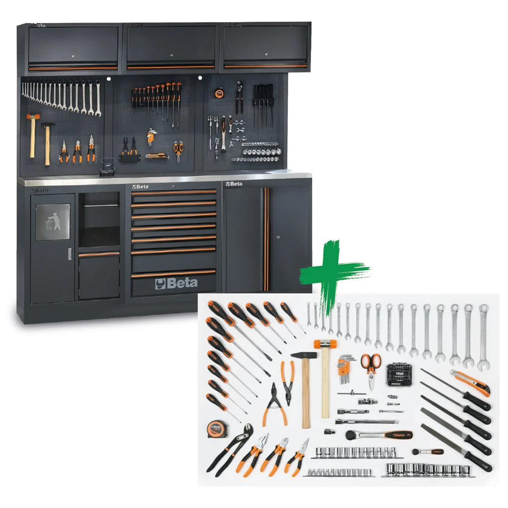 Werkstattmöbel Beta 2.0 AX mit 157 kostenlosen Tools