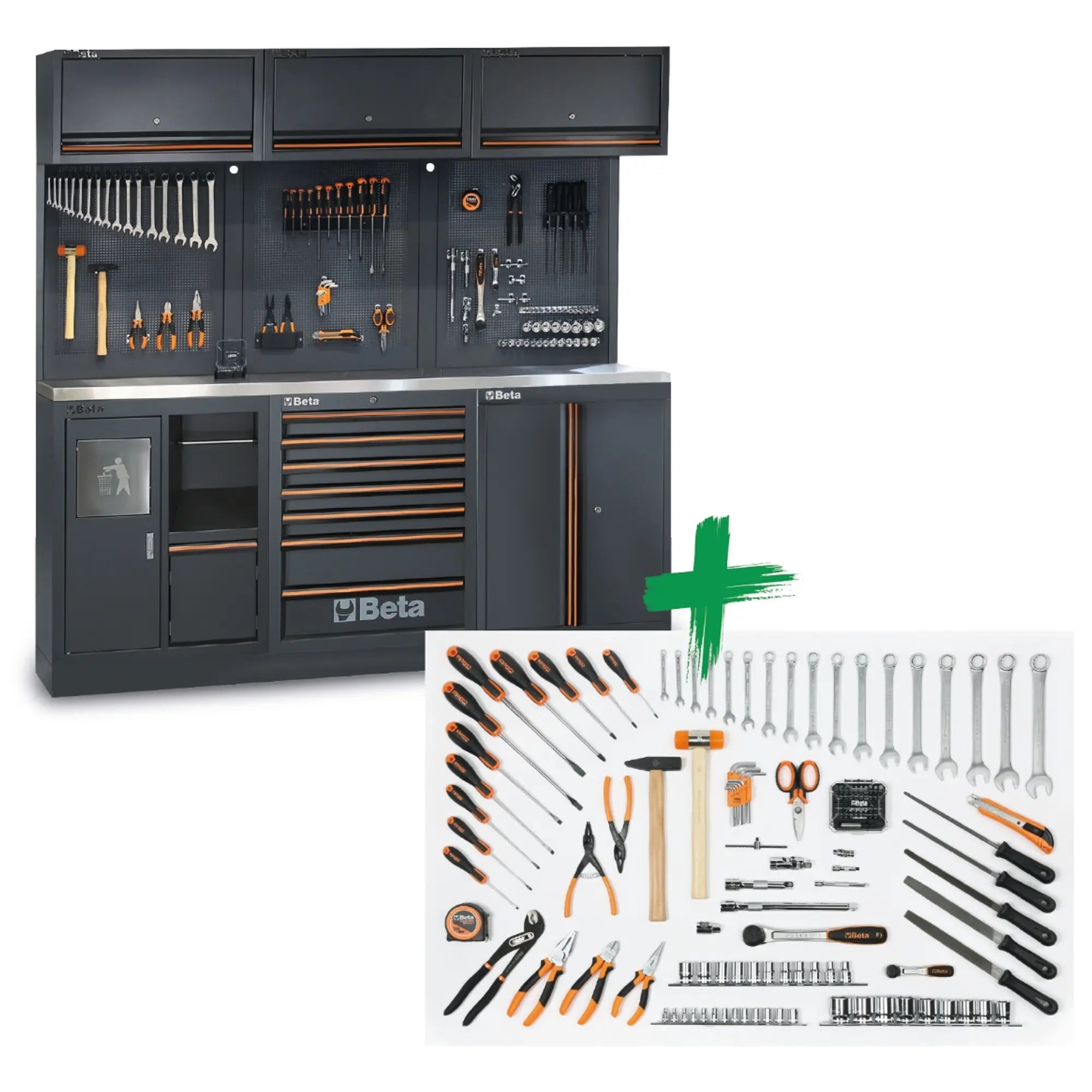 Werkstattmöbel Beta 2.0 AX mit 157 kostenlosen Tools
