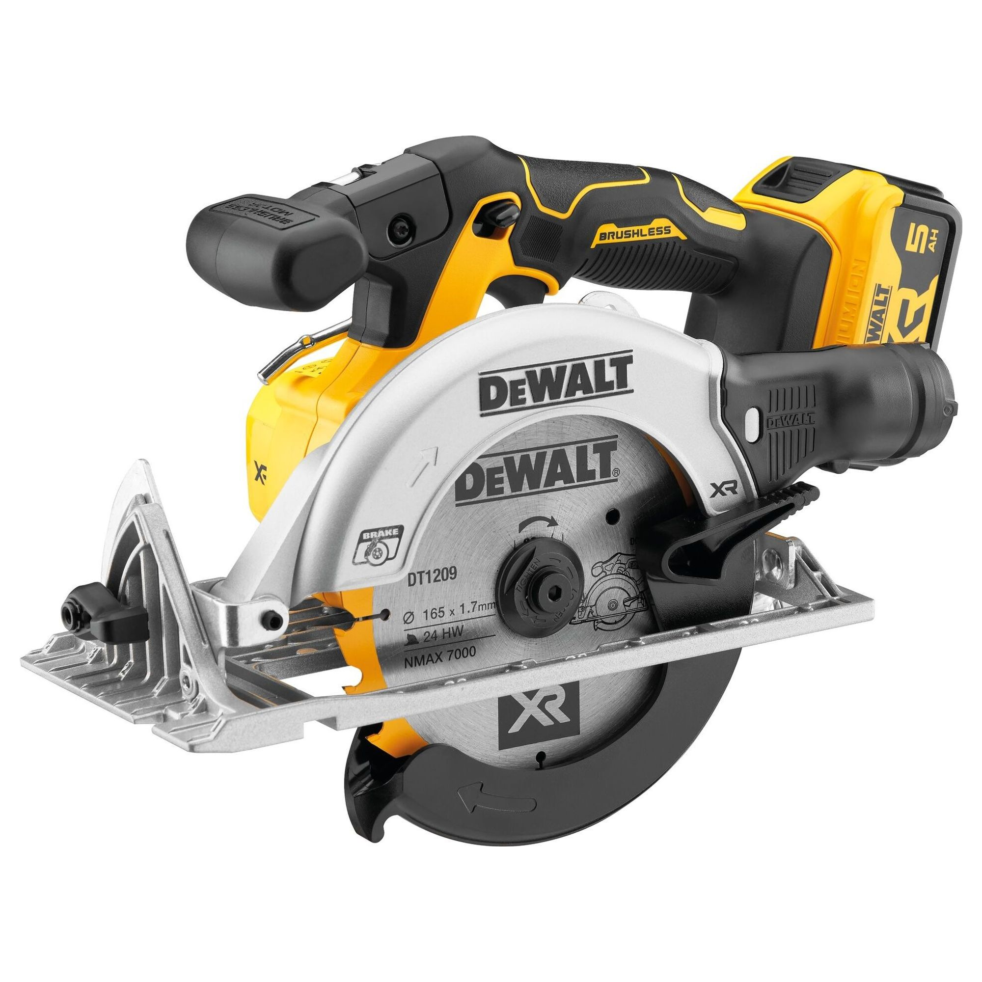 Kreissäge Dewalt DCS565P2-QW 18V 5Ah