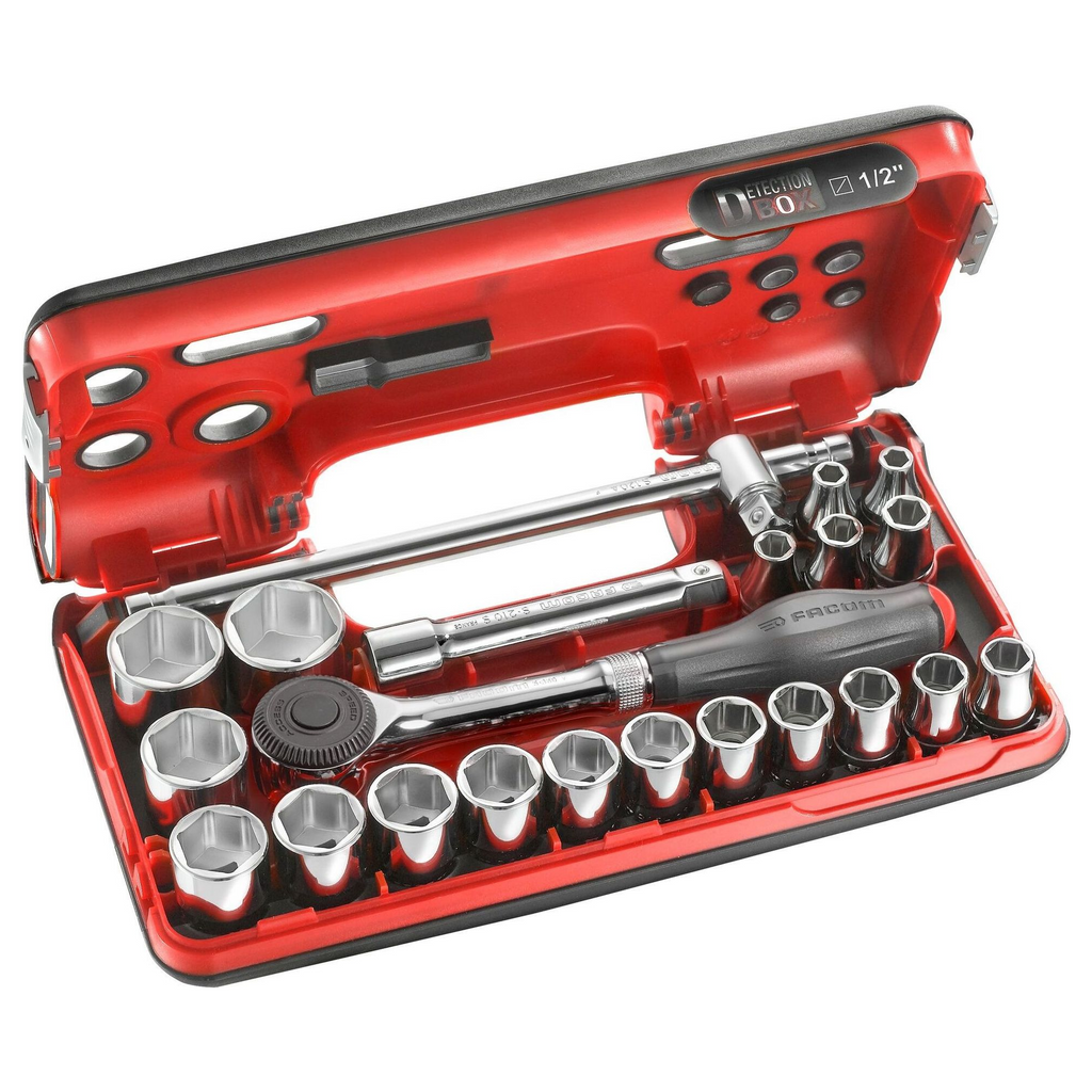 Facom S.360DBOX4PB 1/2" Steckschlüsselsatz mit Ratsche (22-teilig)