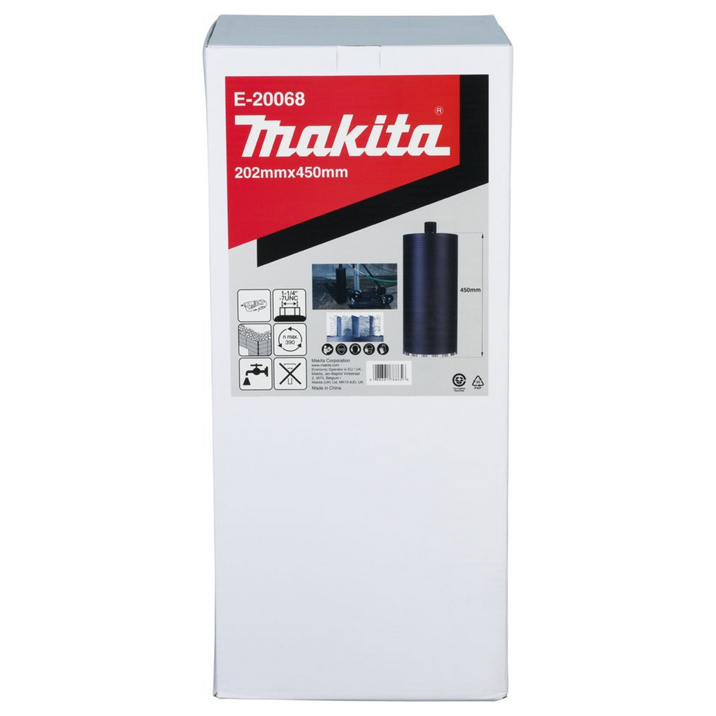 Diamantkrone Makita E-20068 202x450mm Nass 1-1/4"UNC