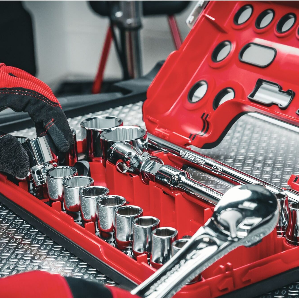 Facom SL.DBOX1GRPPB 1/2" OGV Grip Steckschlüsselsatz 21-teilig