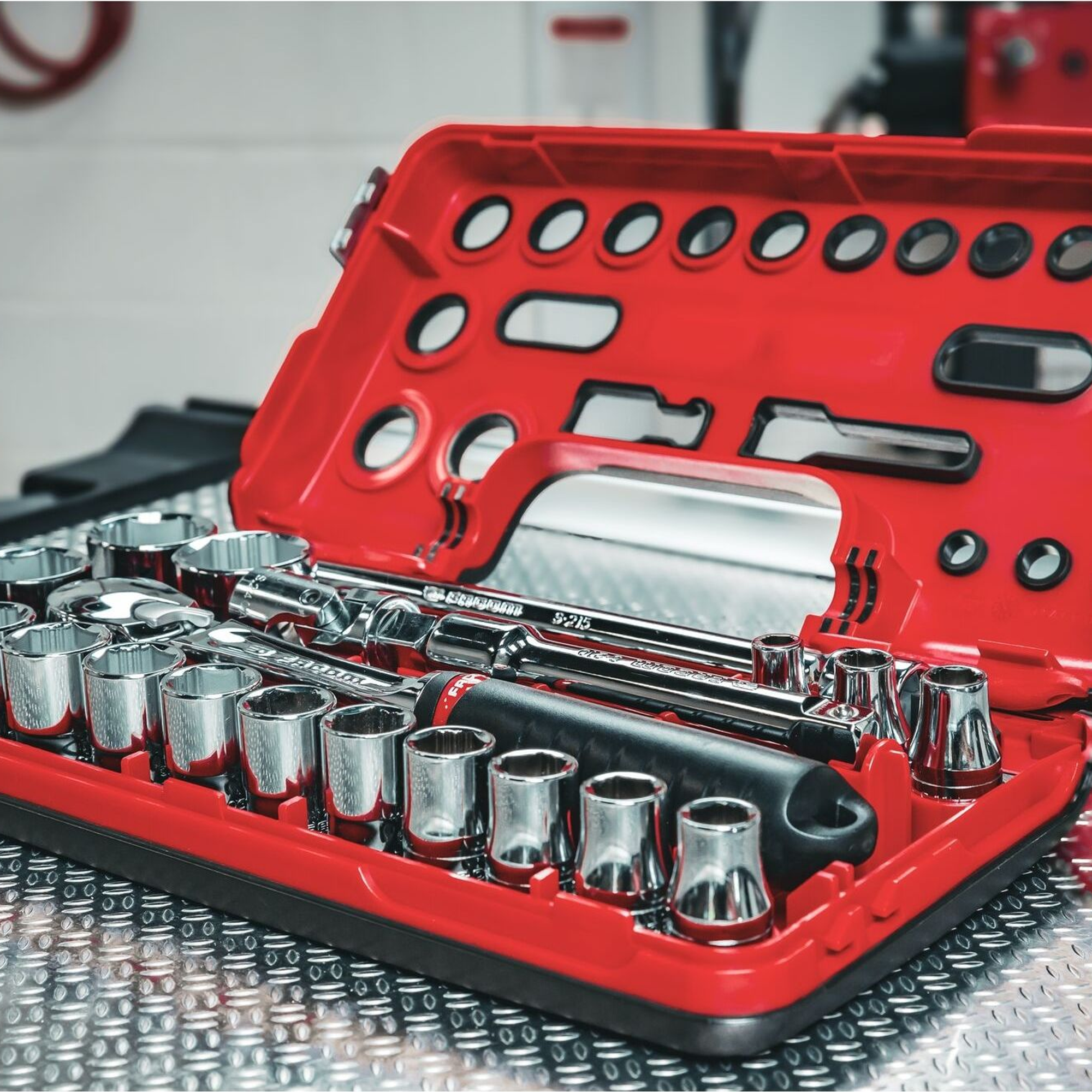 Facom SL.DBOX1GRPPB 1/2" OGV Grip Steckschlüsselsatz 21-teilig