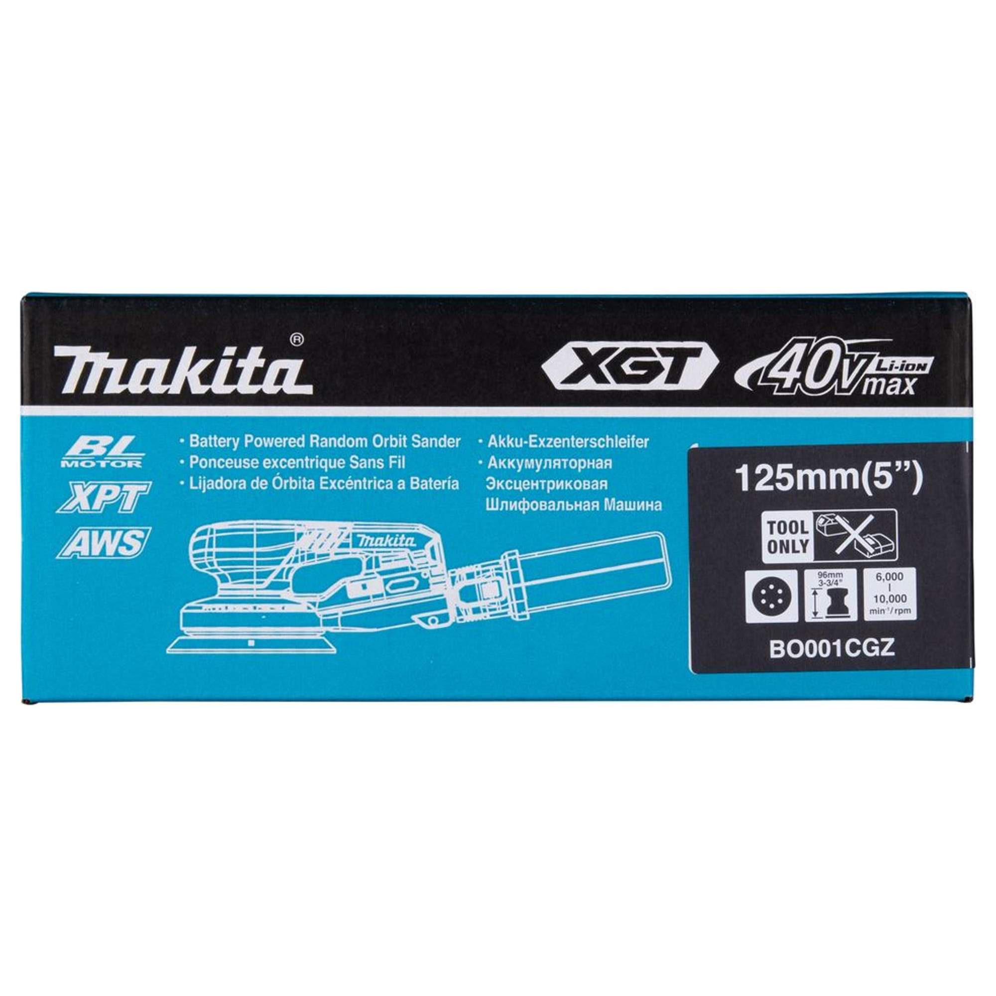 Exzenterschleifer Makita BO001CGZ 40V