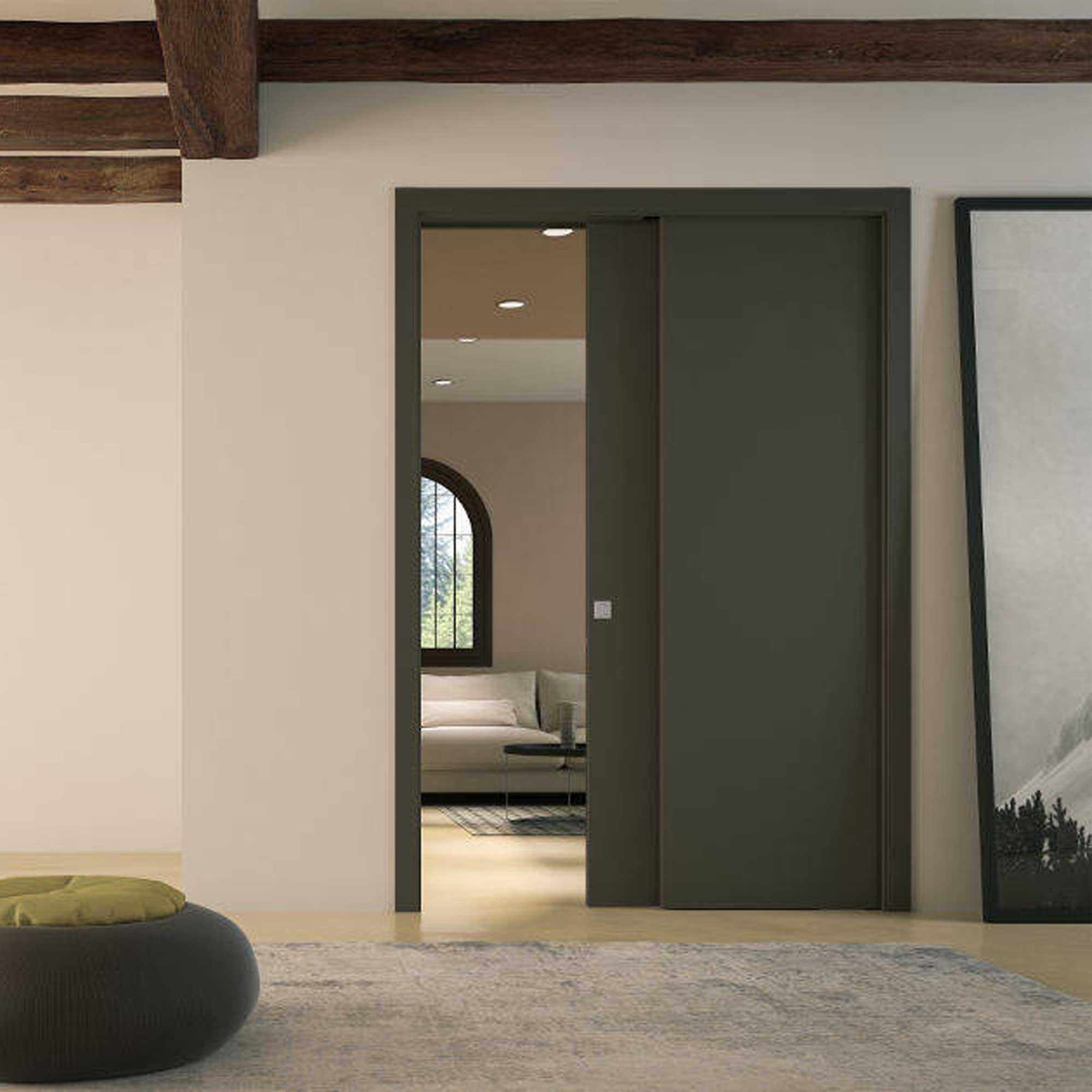 Gegenrahmen Scrigno Gold Granluce Gipskartonplatte 190mm h2100
