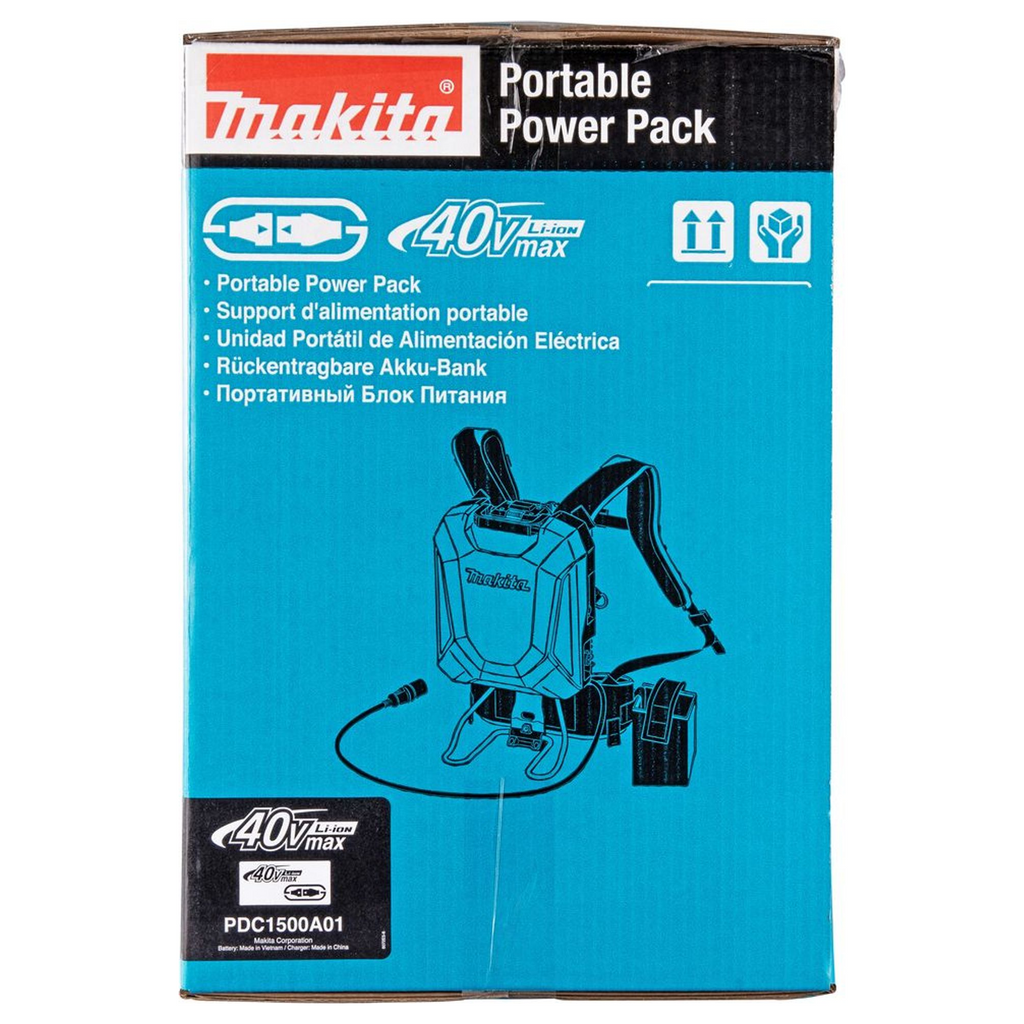 Power Pack Rucksack Makita PDC1500A01 40V