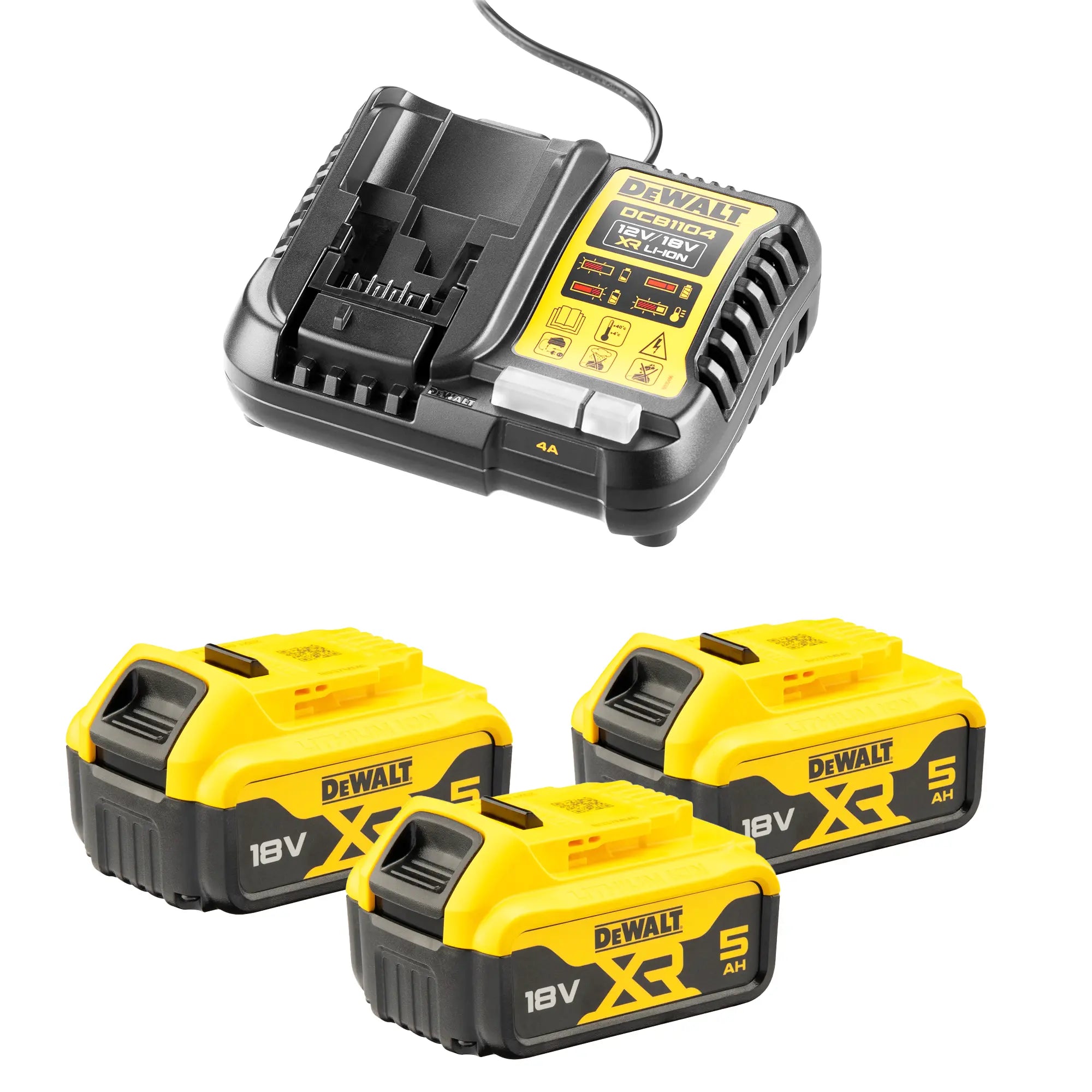 Energiekit Dewalt DCB1104P3-QW 18V 5Ah