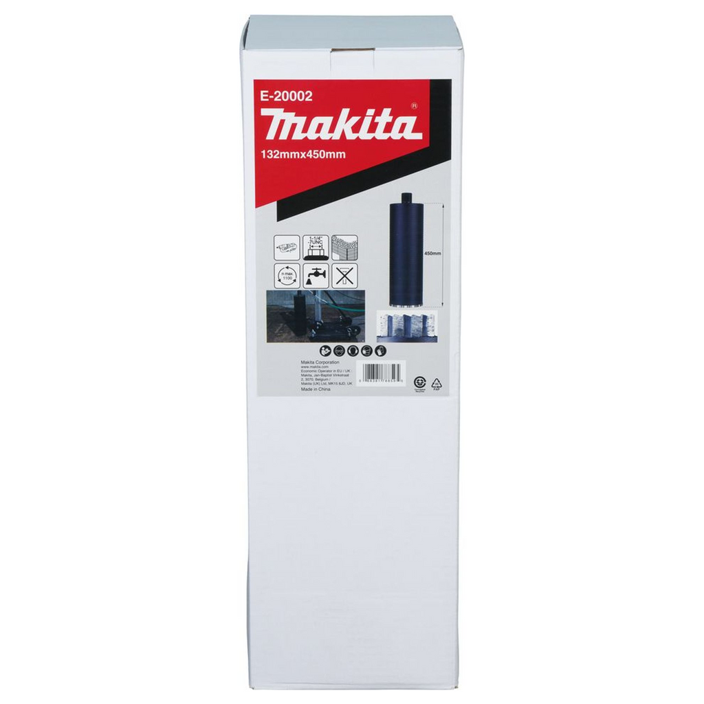 Diamantkrone Makita E-20002 132x450mm Nass 1-1/4"UNC