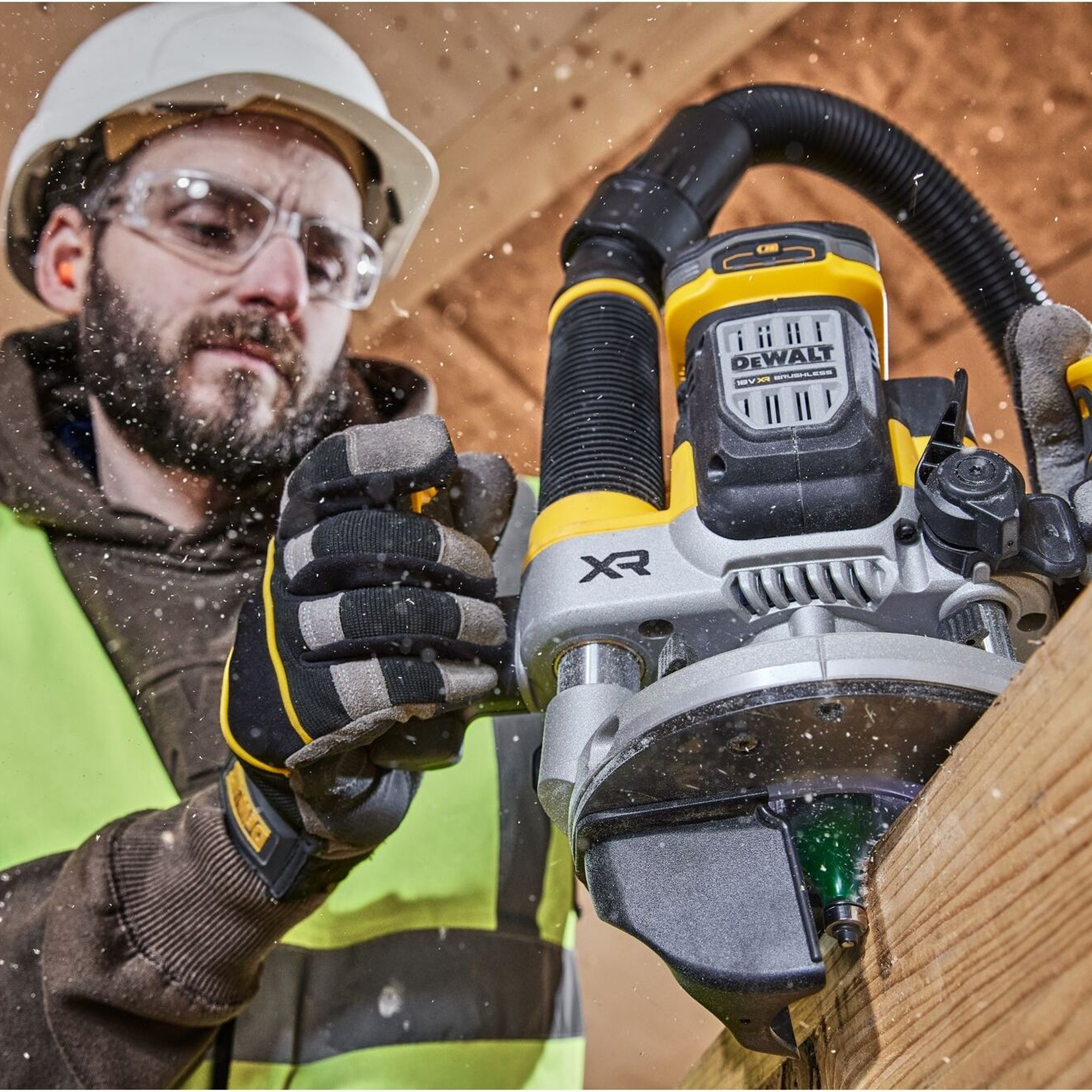 Elektrische Fräsmaschine Dewalt DCW620NT-XJ 18V