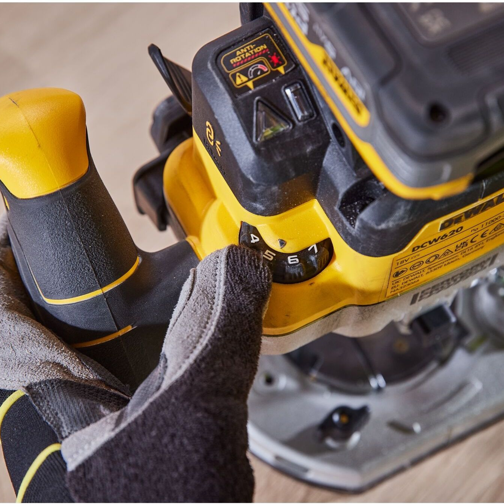 Elektrische Fräsmaschine Dewalt DCW620NT-XJ 18V