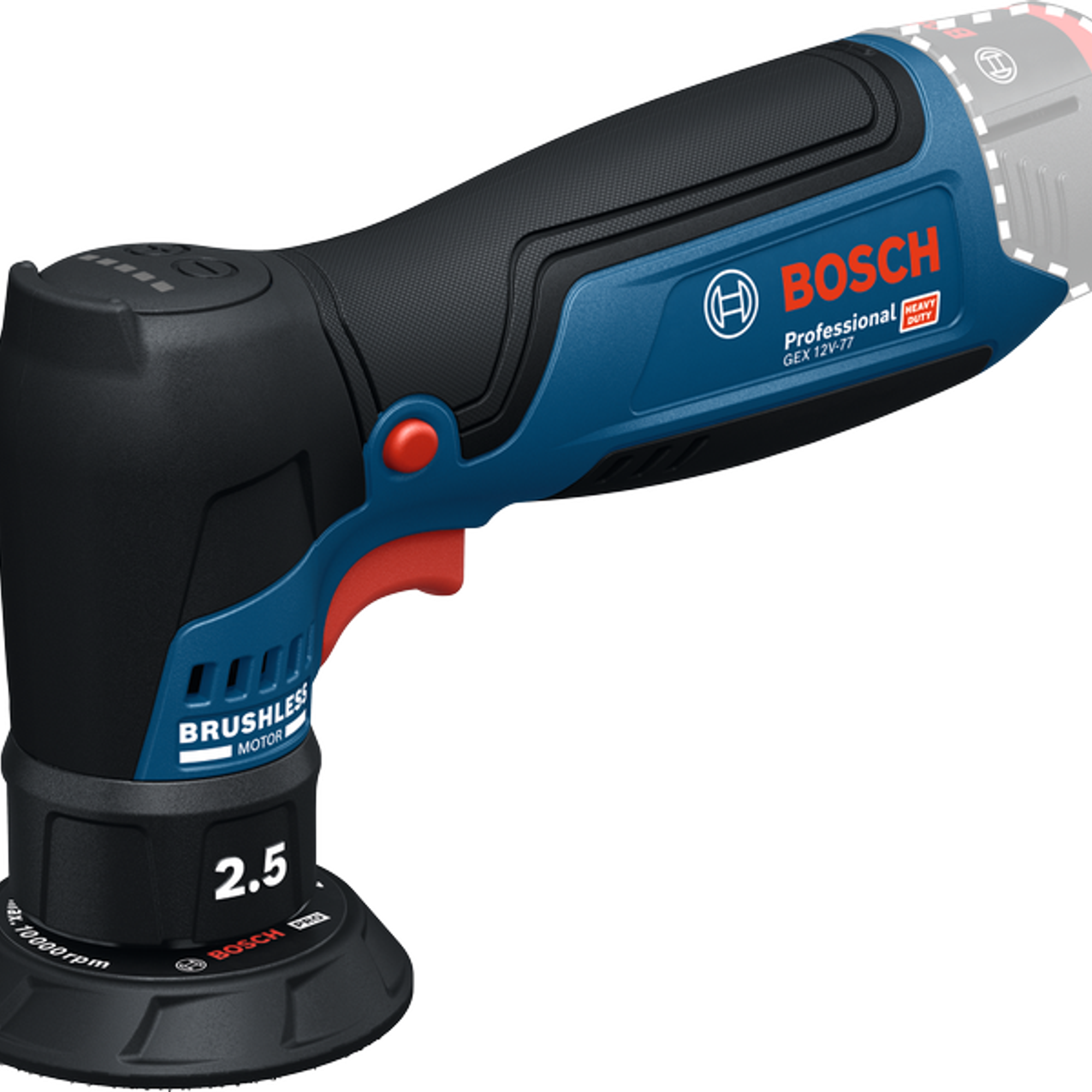 Sander Bosch GEX 12V-77 PRO 12V