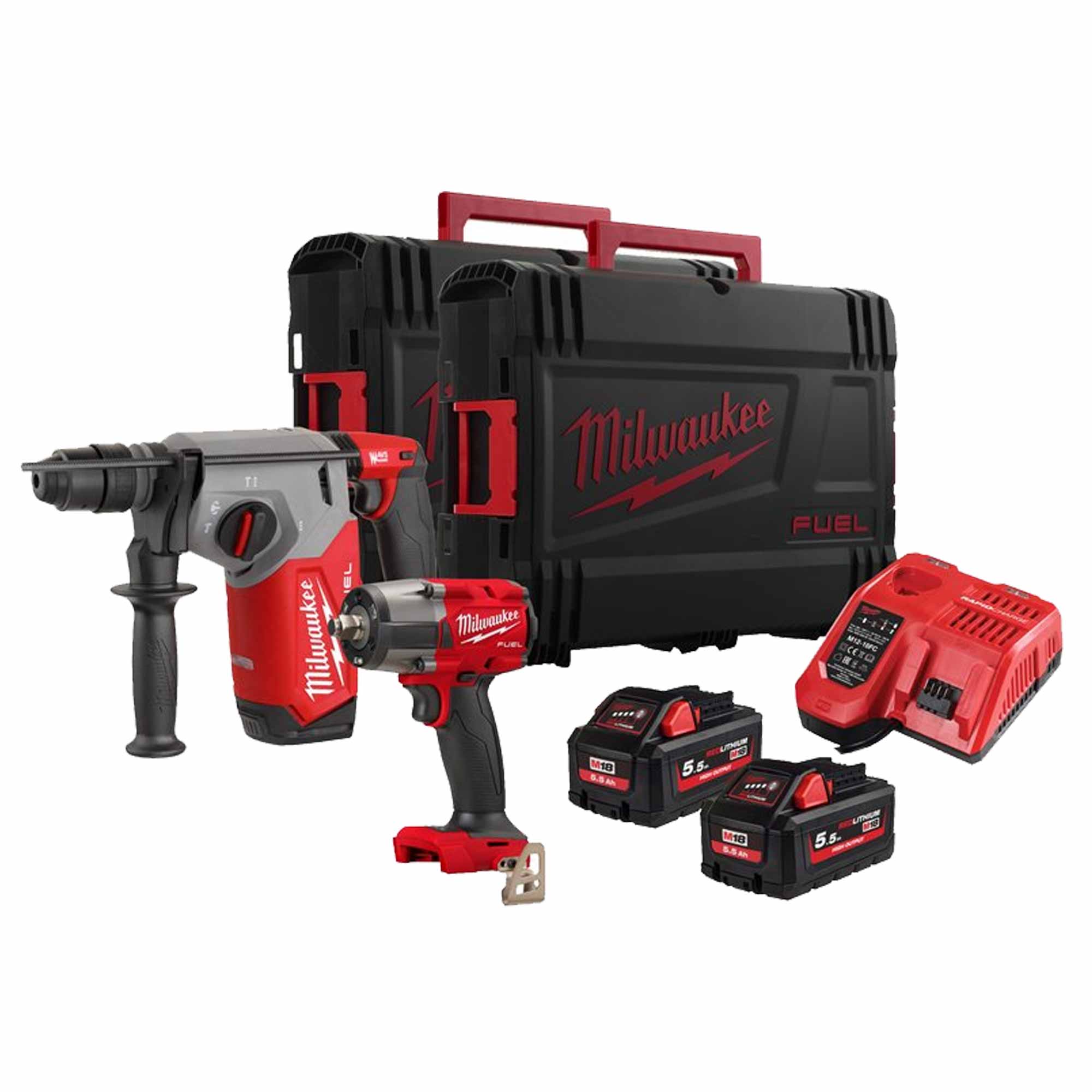 Bausatz Milwaukee batteriebetrieben M18 FPP2BA-552X 18V