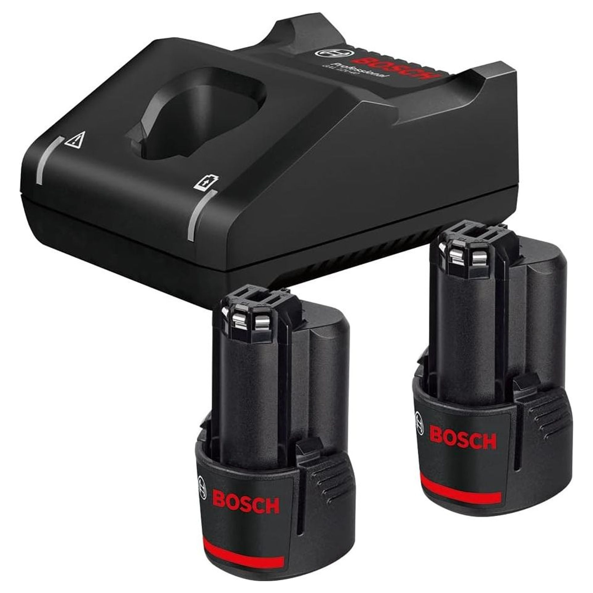 Kombi-Set Bosch Professionelles GSR 12V-15 + GWS 12V-76 12V 2Ah