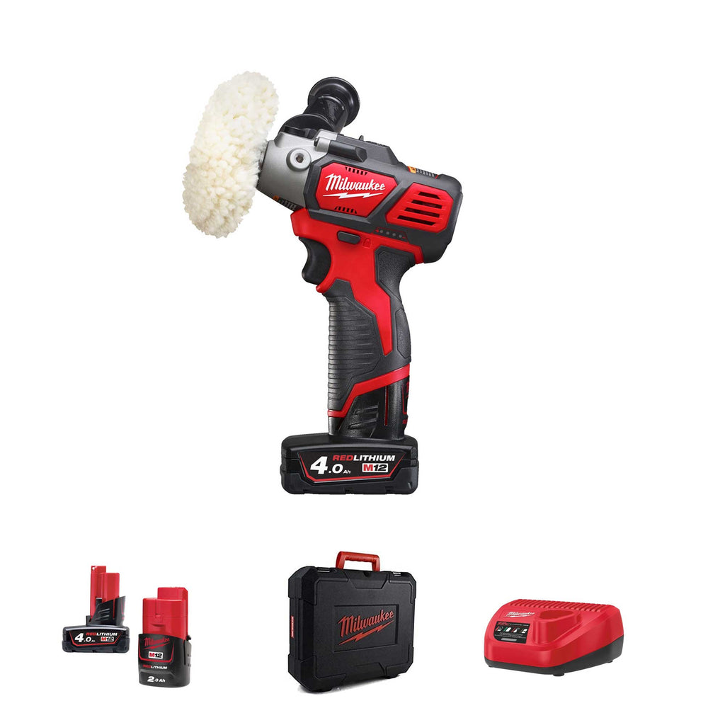 Poliermaschine Milwaukee M12 BPS-421X 12V 2/4Ah