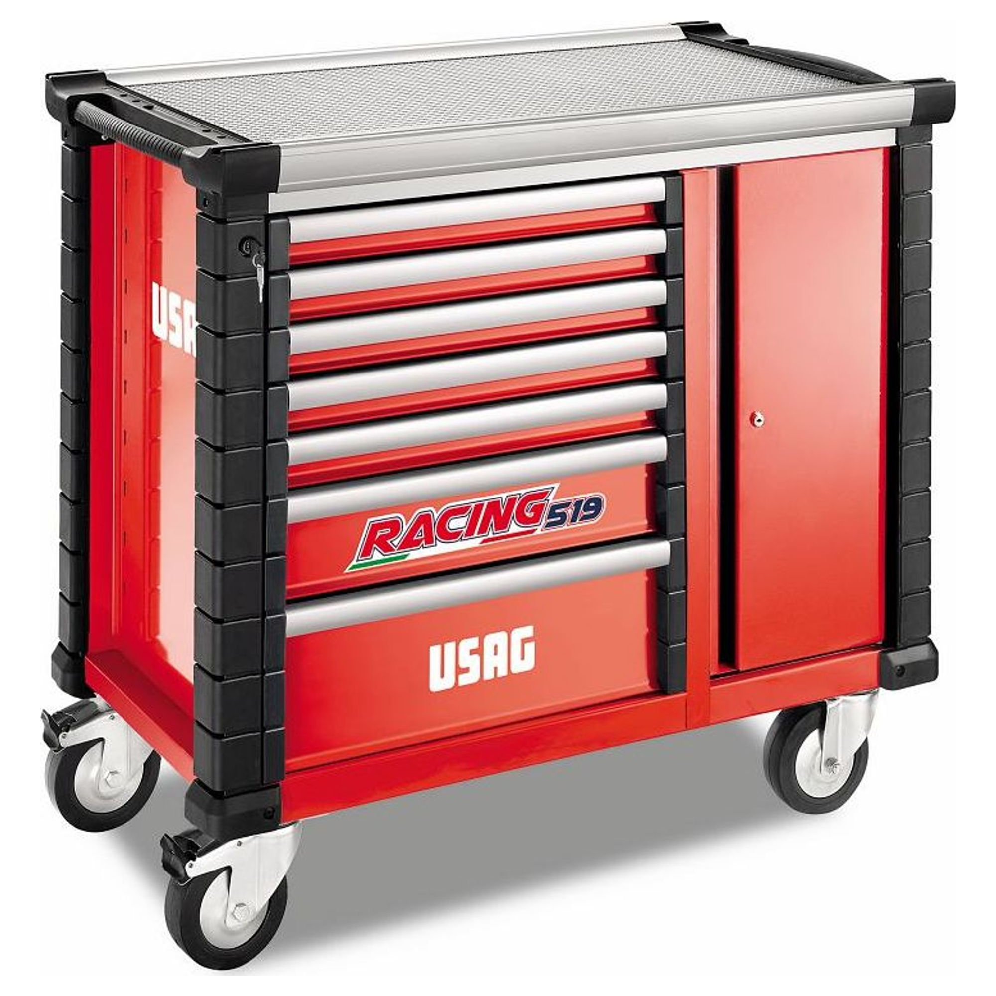 Warenkorb Usag RACING 519 RBO7/3V mit Seitentür und 7 Schubladen