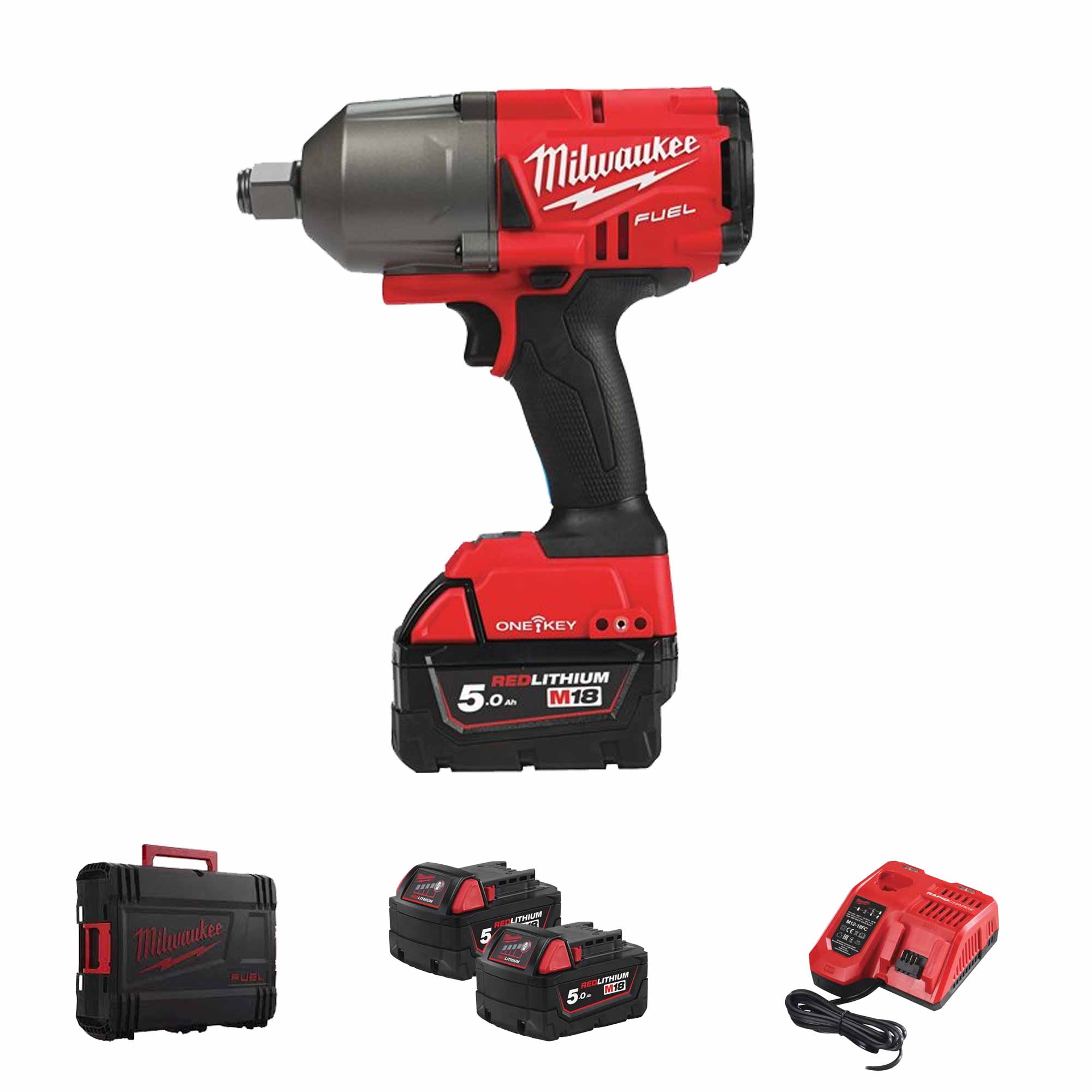 Schlagschrauber Milwaukee M18 ONEFHIWF34-502X 18V 5Ah