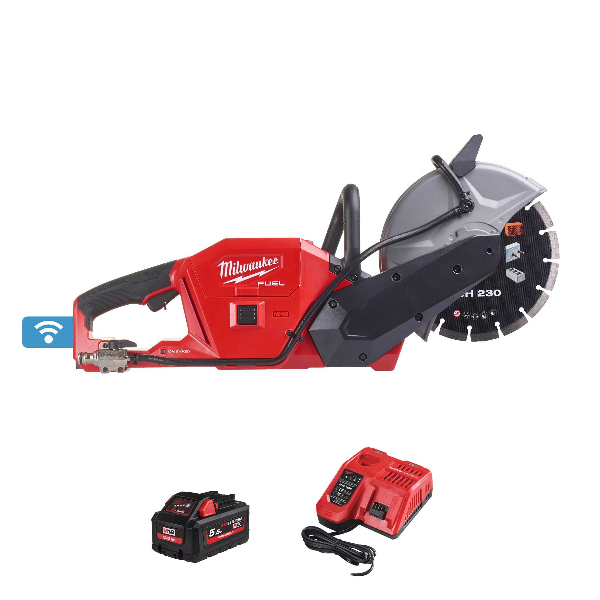 Schneidemaschine Milwaukee M18 FCOS230-121 18V 12Ah