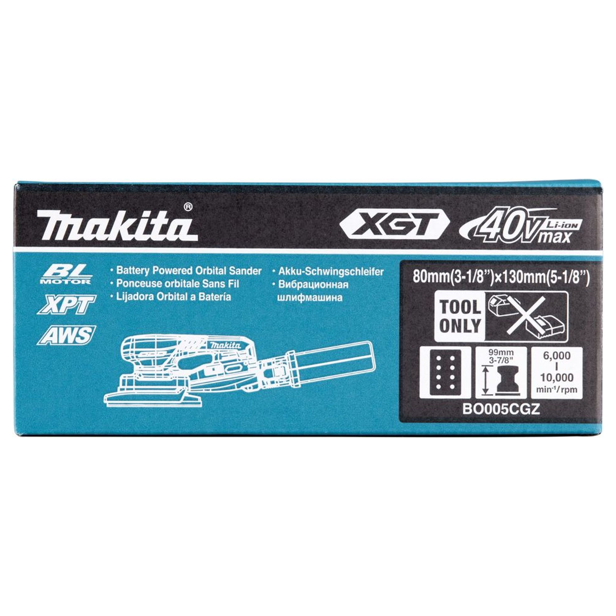 Exzenterschleifer Makita BO005CGZ 40V