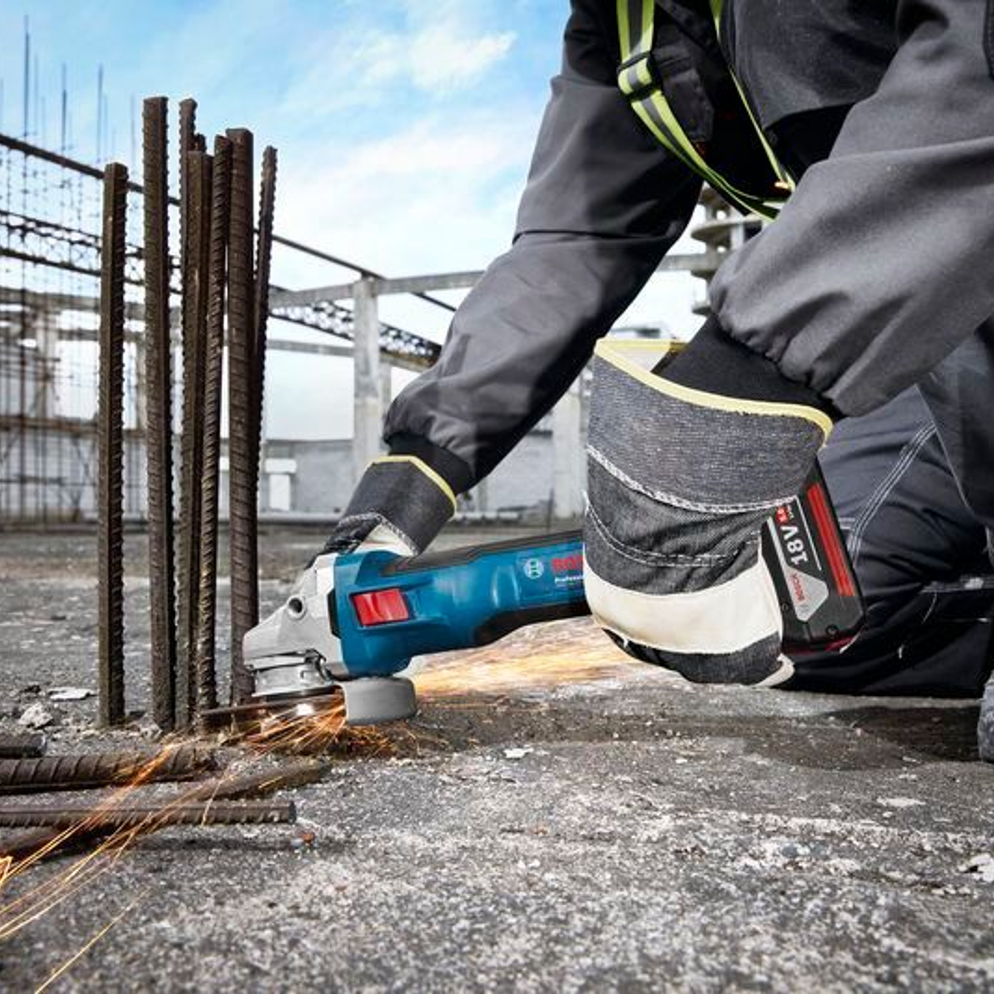 Schleifer Bosch GWS 18V-11 PRO 18V 5Ah