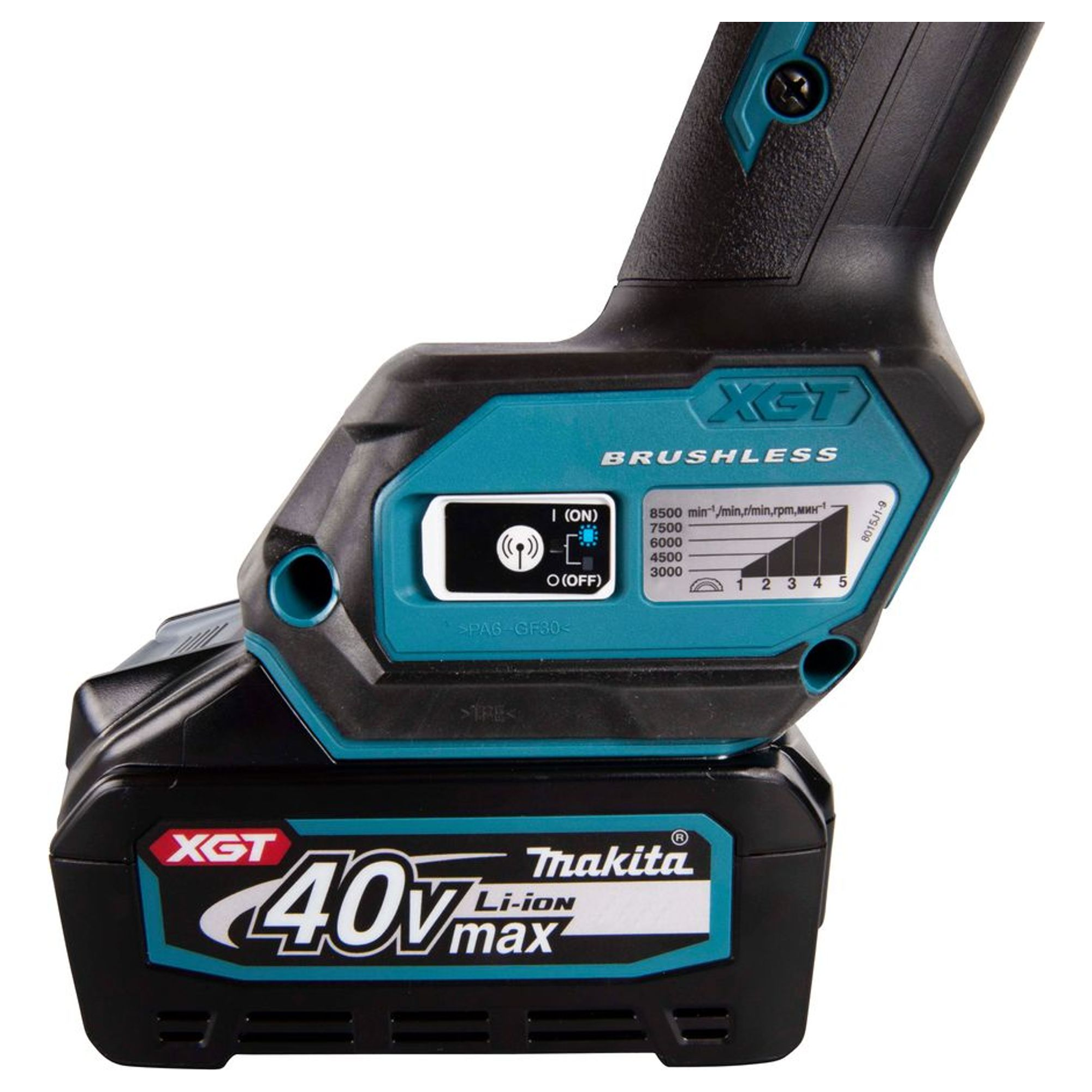 Schleifer Makita GA023GU201 40V 4Ah